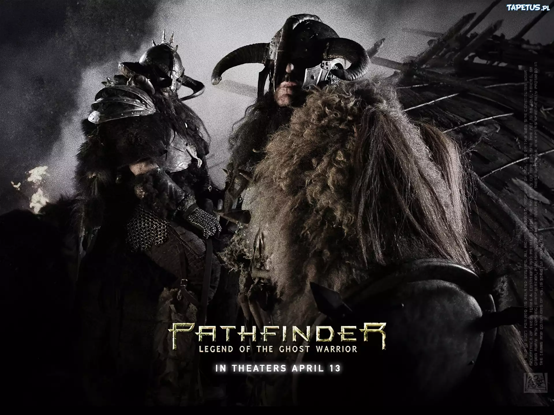 Pathfinder, rogi, zbroja, dym
