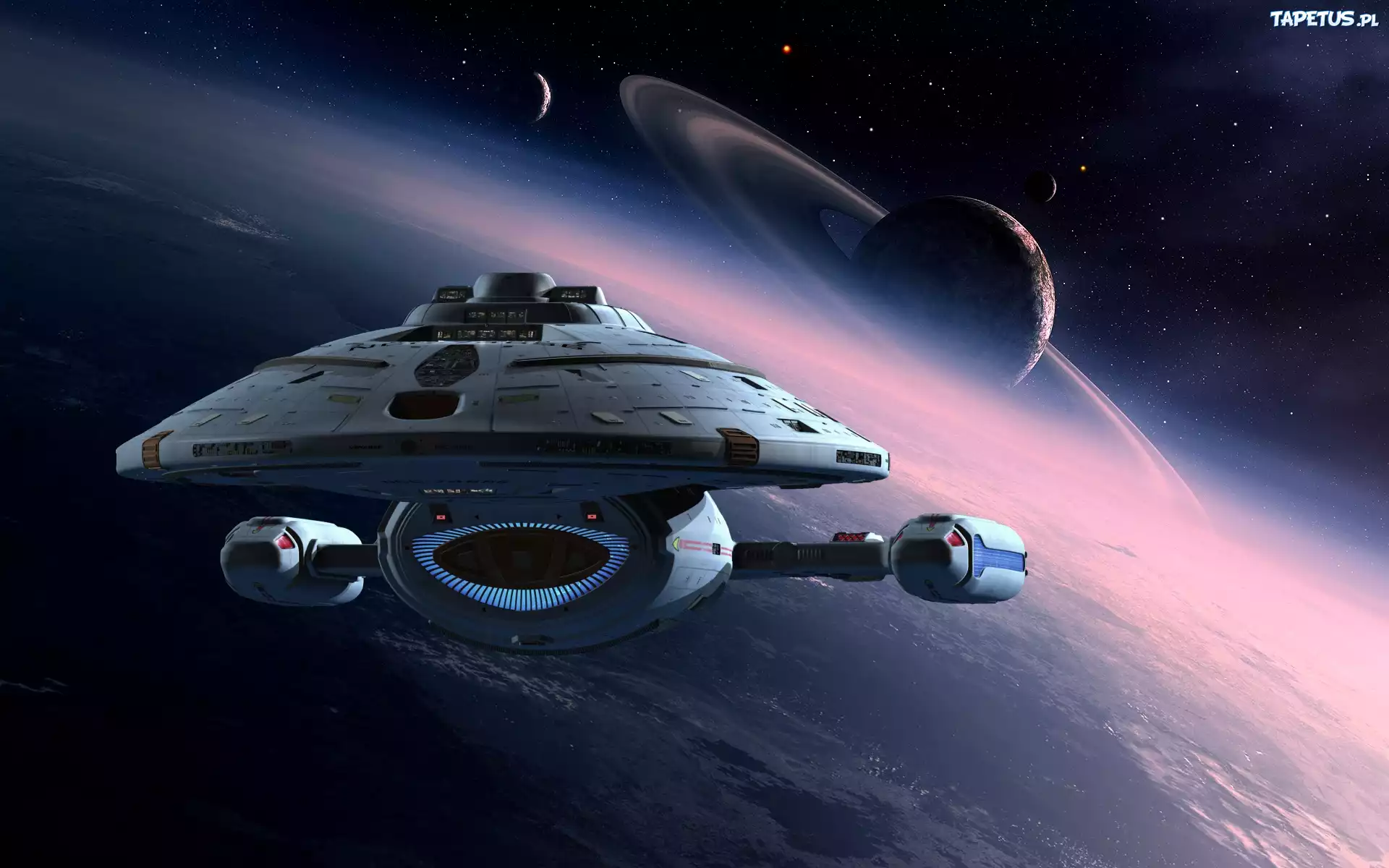 StarTrek, Voyager, Statek, Kosmiczny