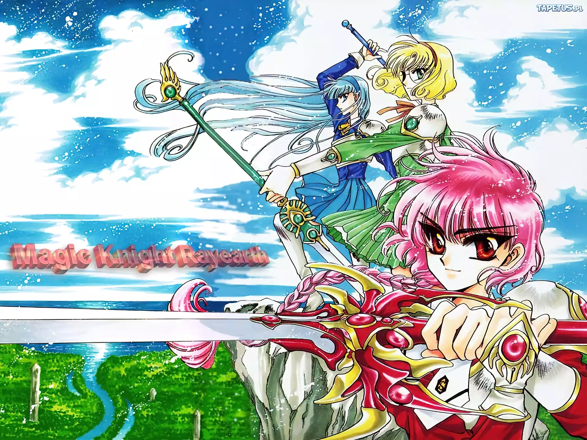 Magic Knight Rayearth, kobieta, miecz