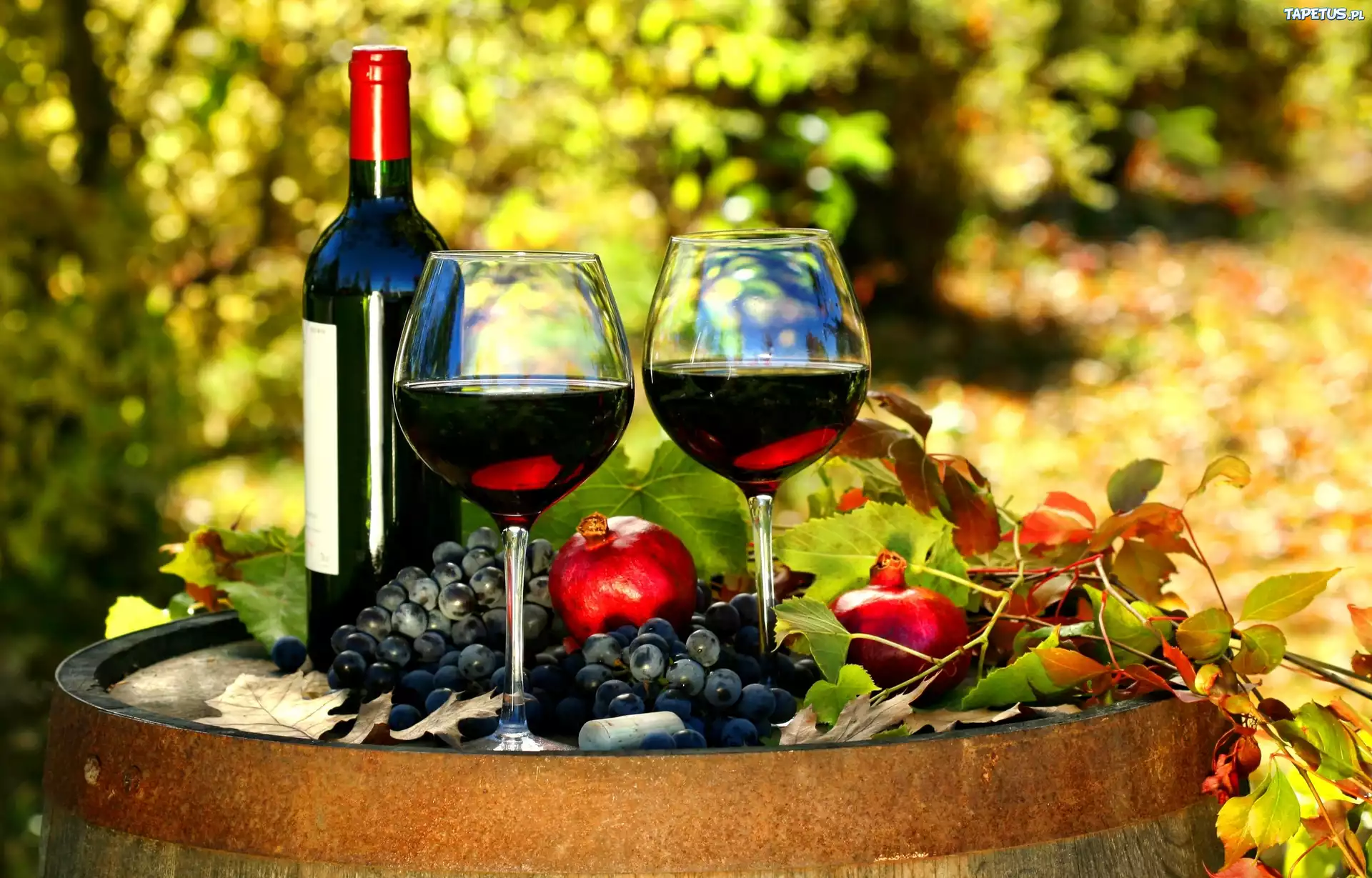 Wino, Jabłka, Winogron
