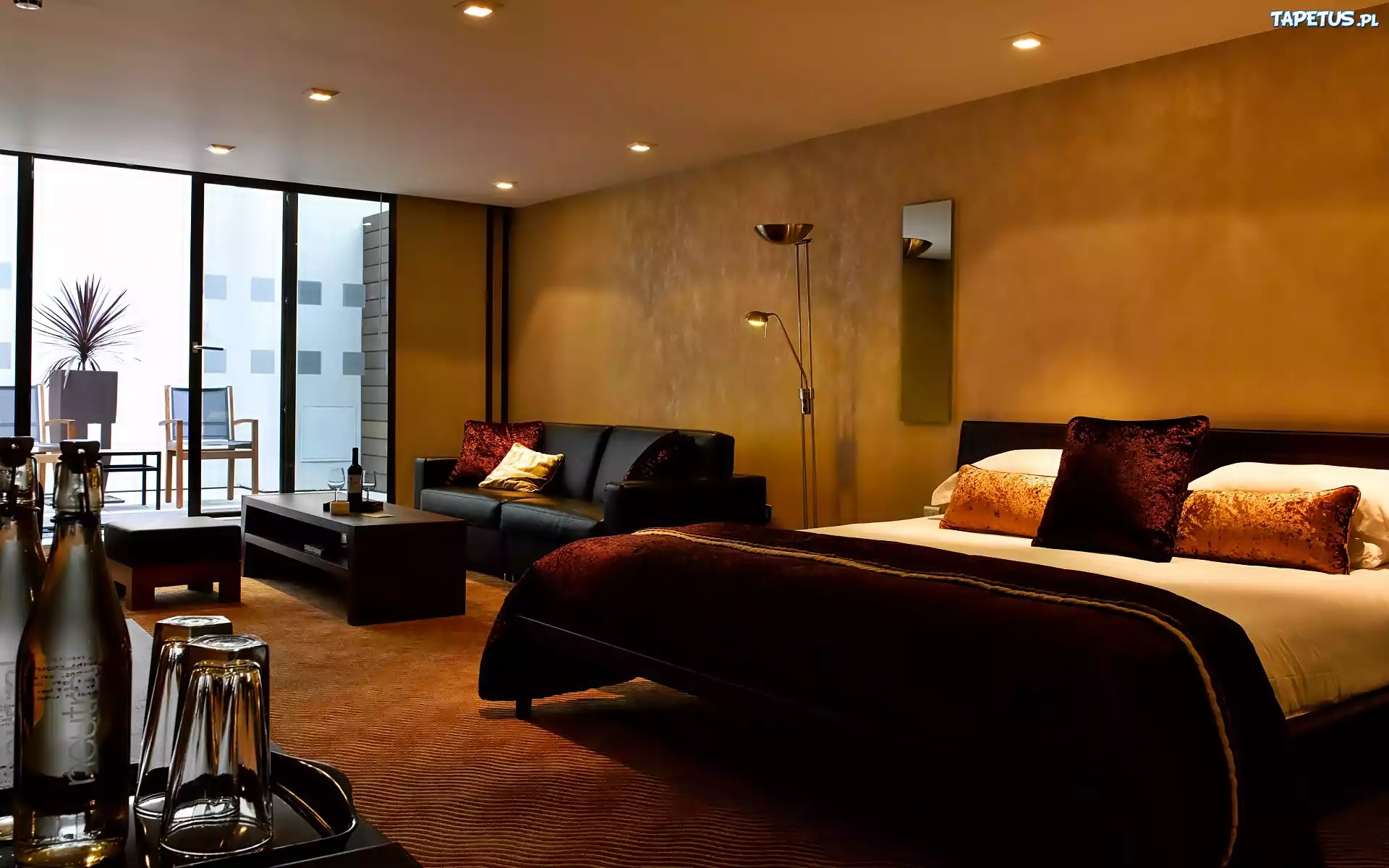 Sypialnia, Hotel, Radisson, Manchester