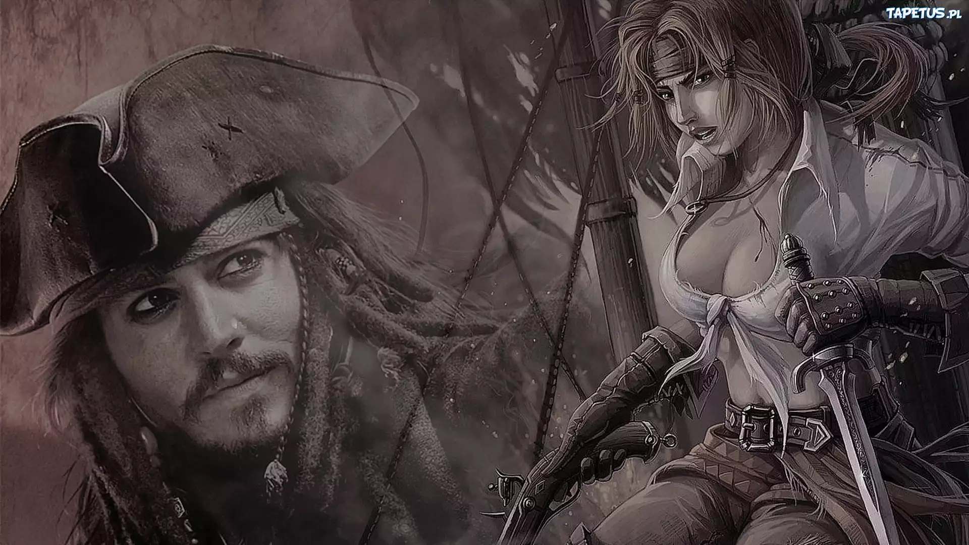 Film, Piraci z Karaibów, Pirat, Johnny Depp