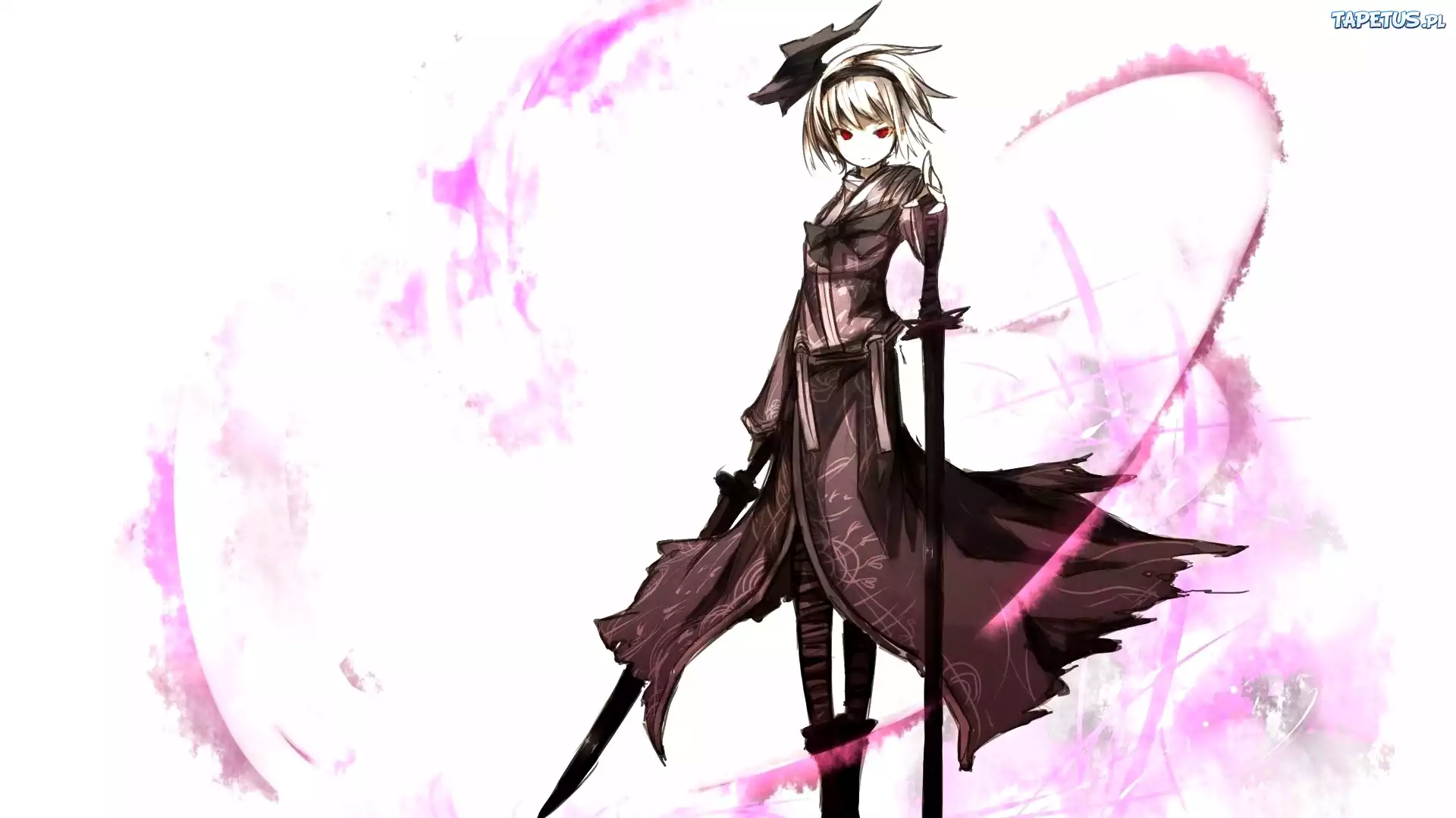 Anime, Kobieta, Miecz