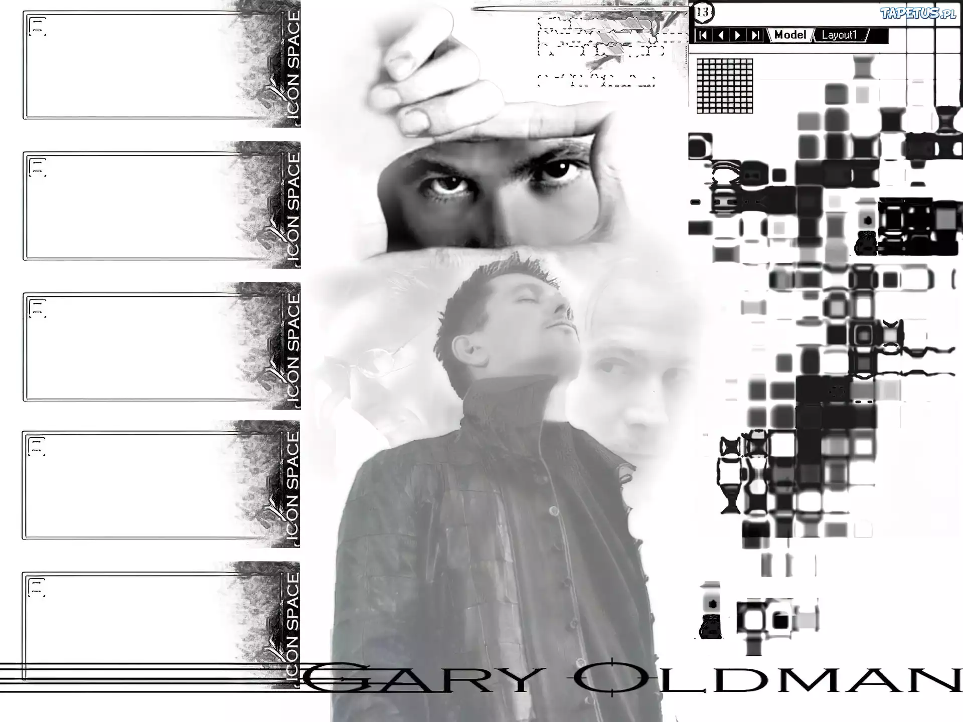 Gary Oldman,oczy