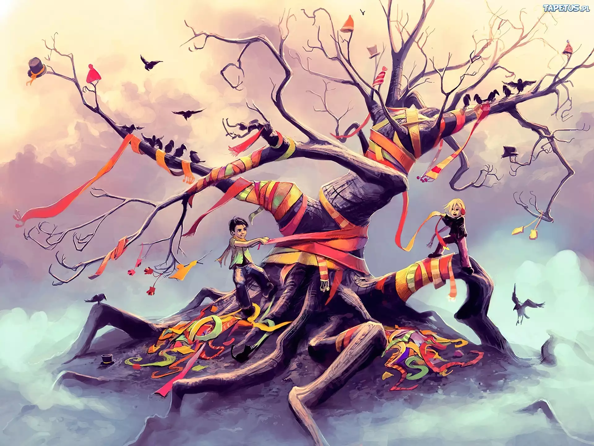Cyril Rolando, Dzieci, Szaliki, Drzewo