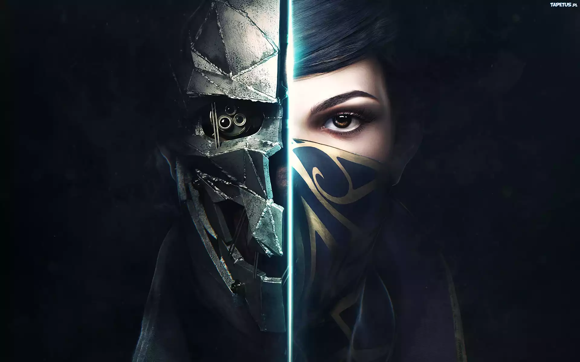 Dishonored 2, Maska, Kobieta, Corvo, Emily Kaldwin