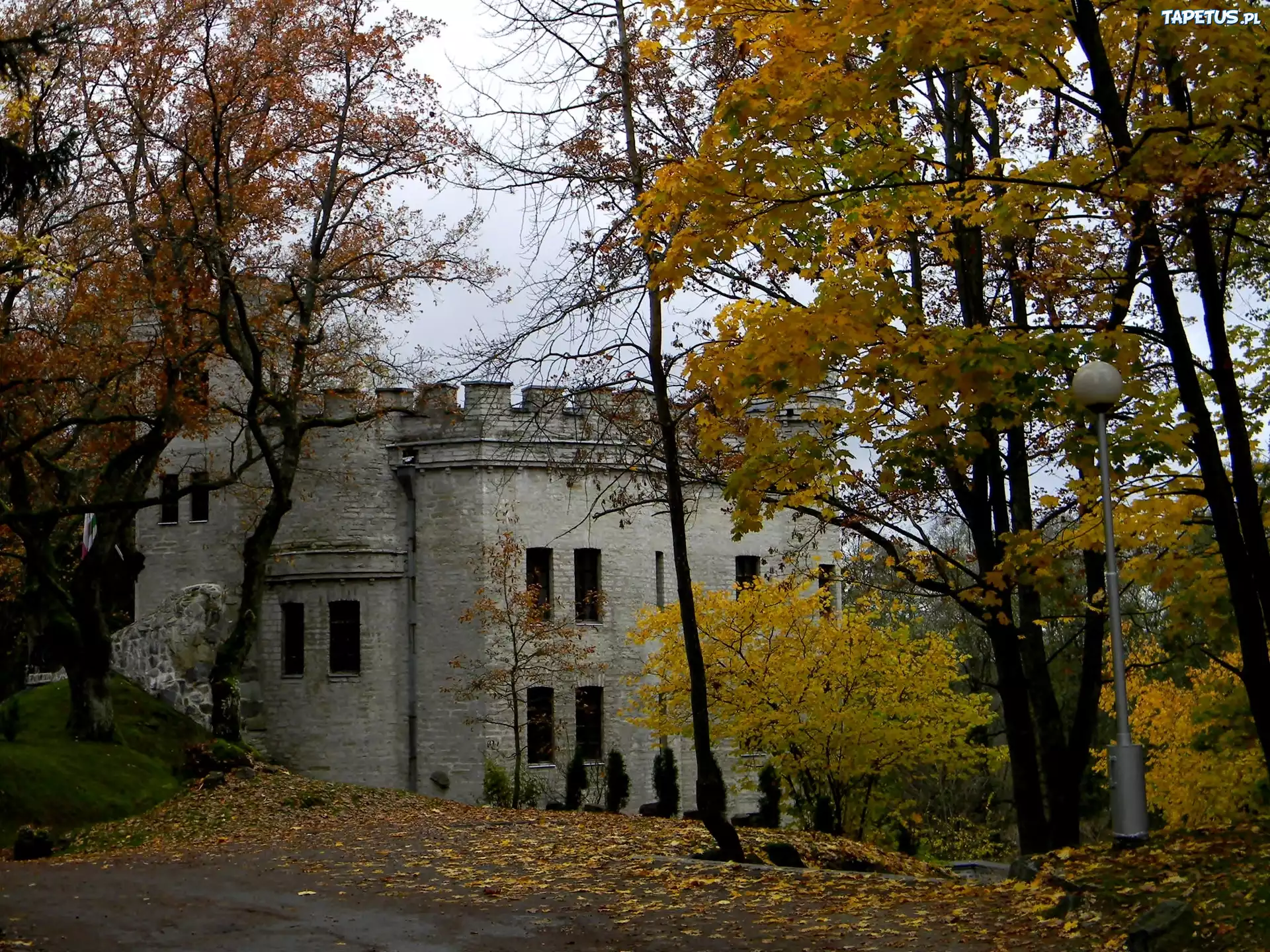 Jesień, Park, Zabytek