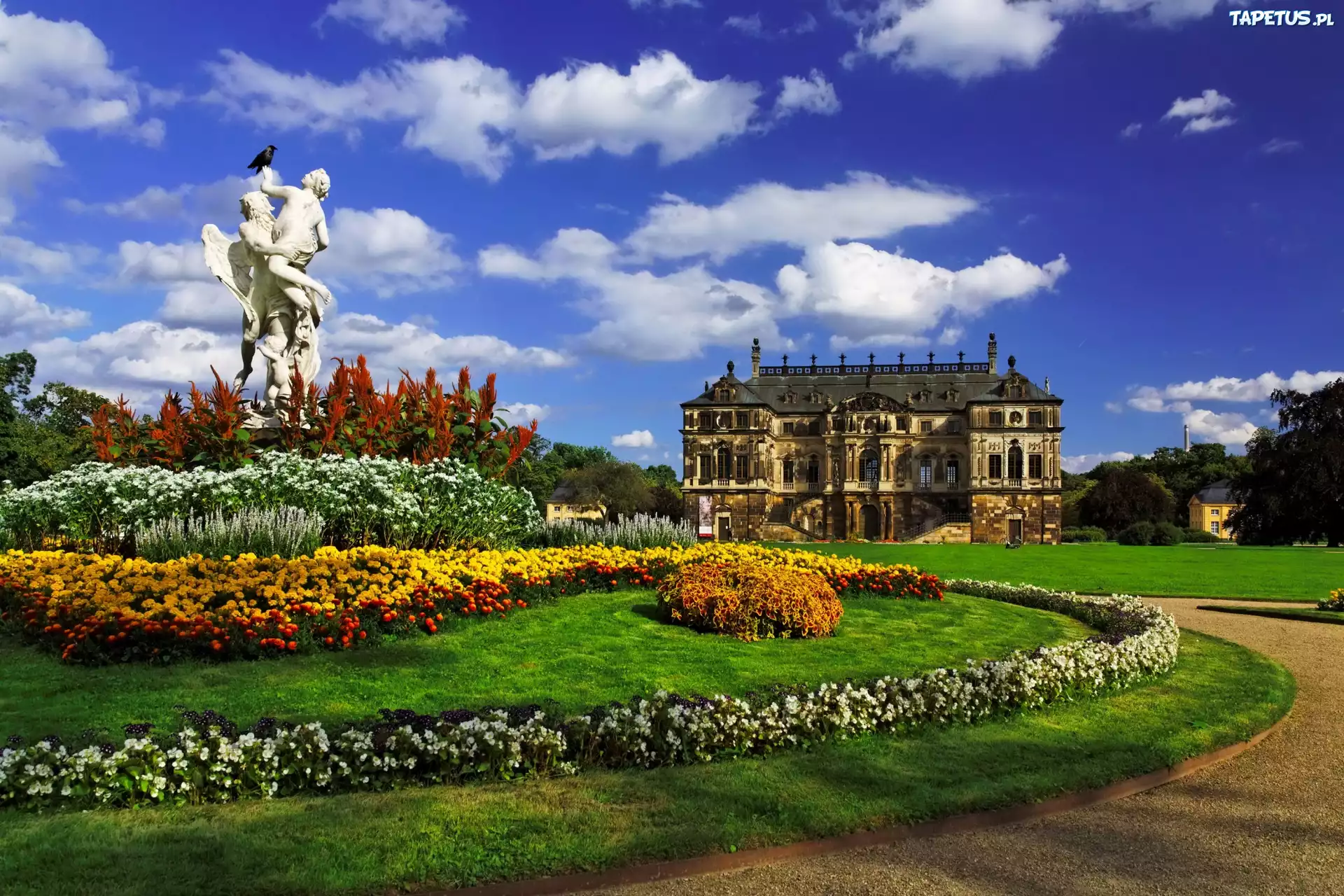 Barokowy, Pałac, Park, Rzeźba