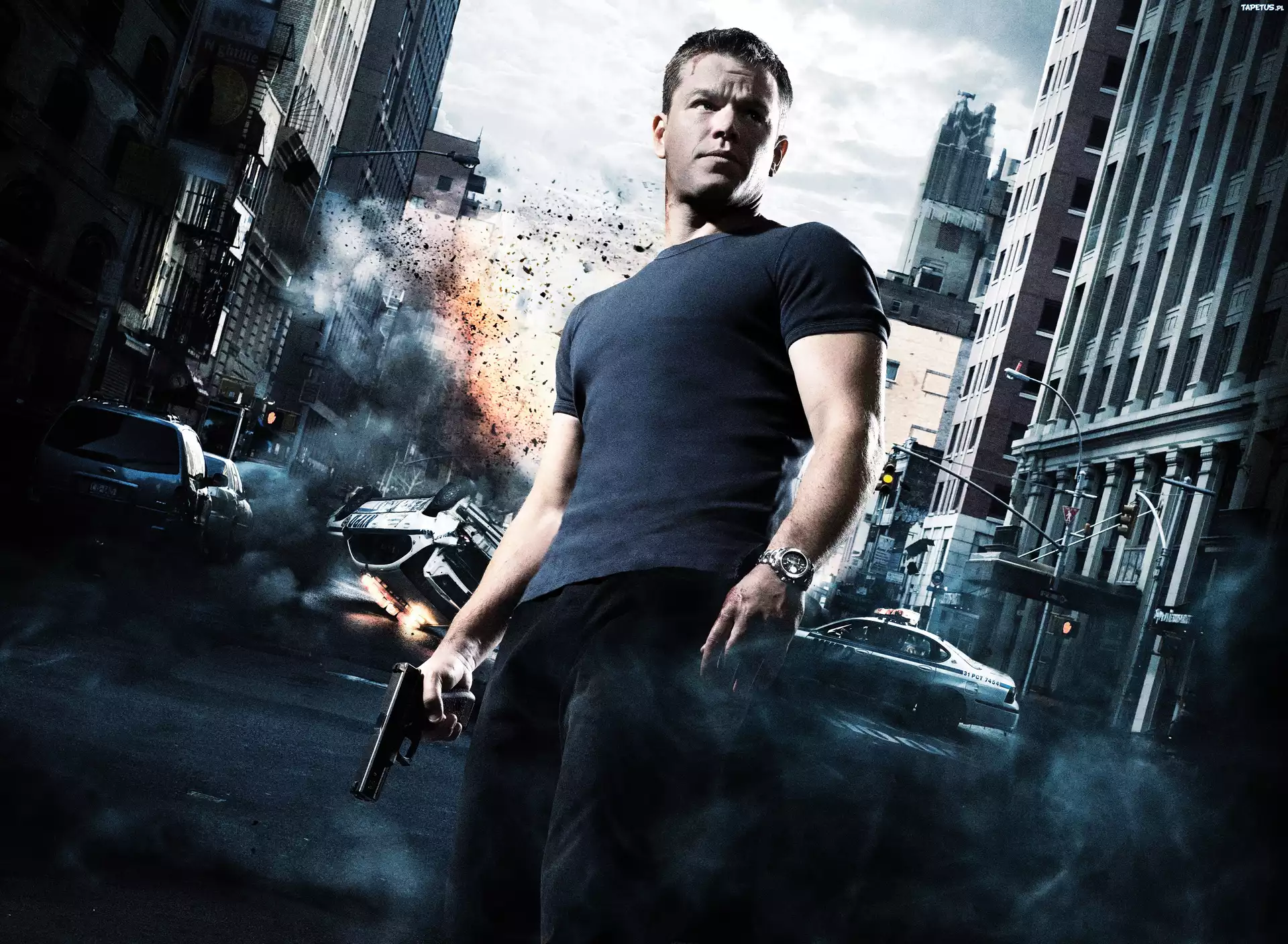 Film, Jason Bourne, Matt Damon, Tożsamość Bourna