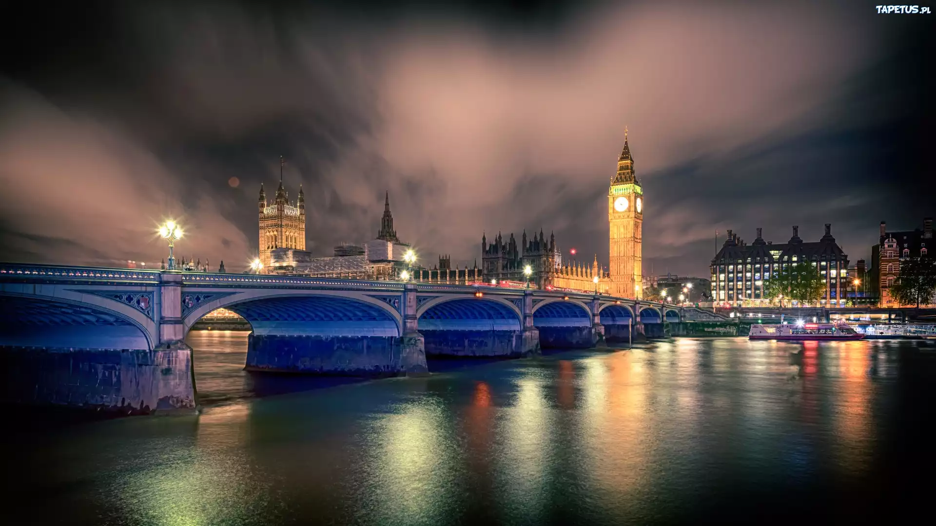 Wielka Brytania, Europa, Londyn, Big Ben, Tamiza, Anglia