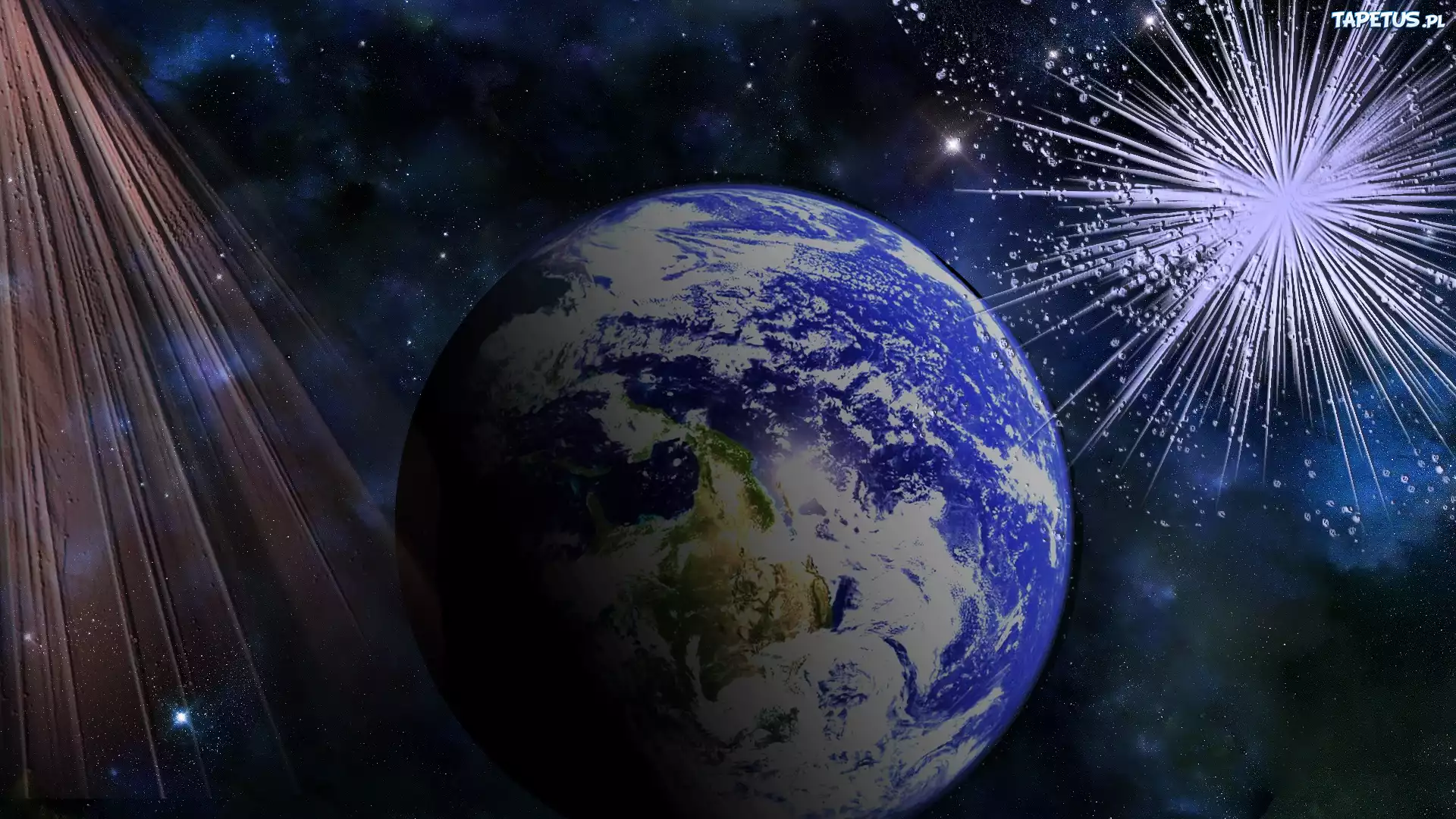 Tło, Kosmos, Planeta