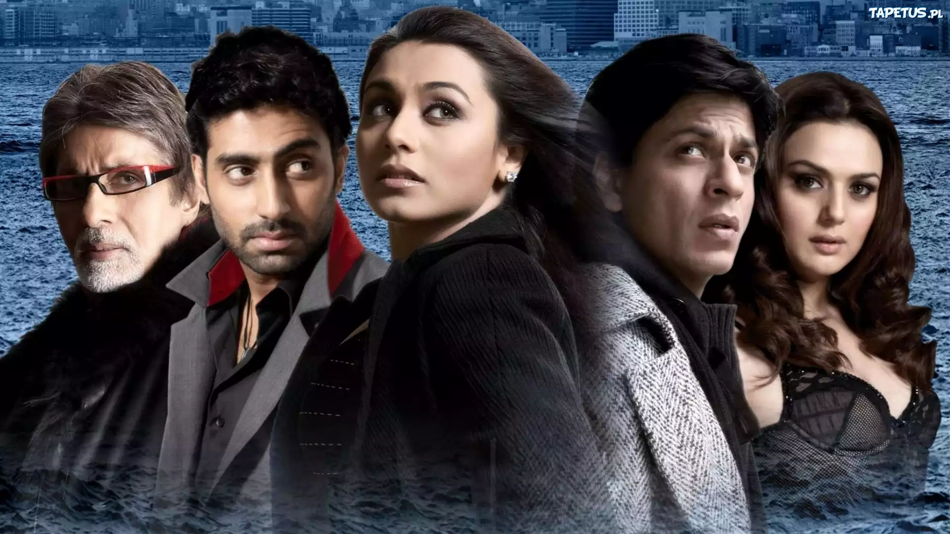 Aktorzy,Rani, Mukherjee, Preity Zinta, Shahrukh, Khan, Bollywood, Film, Nigdy, Nie, Mów, Żegnaj