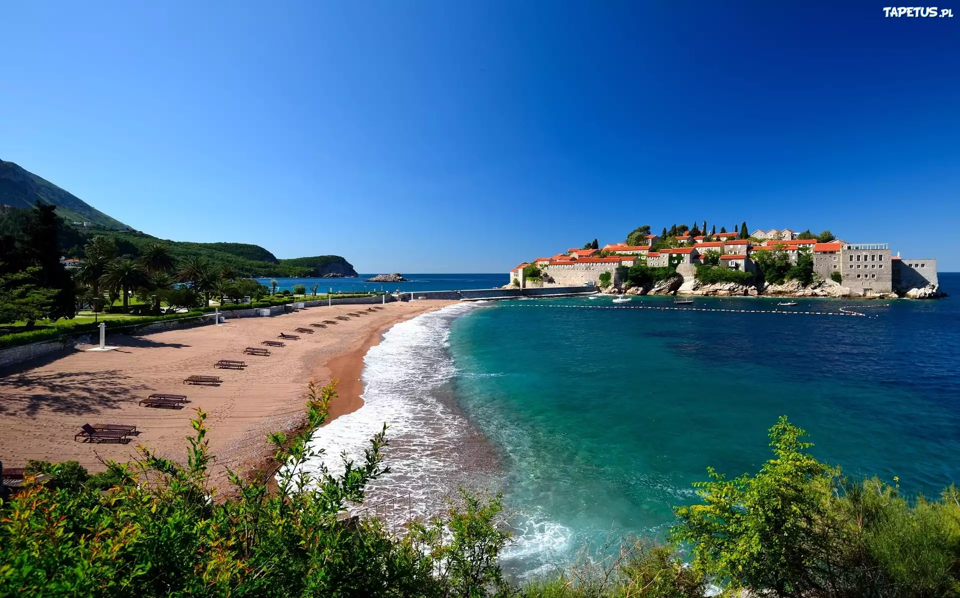 Morze, Plaża, Kurort, Czarnogóra