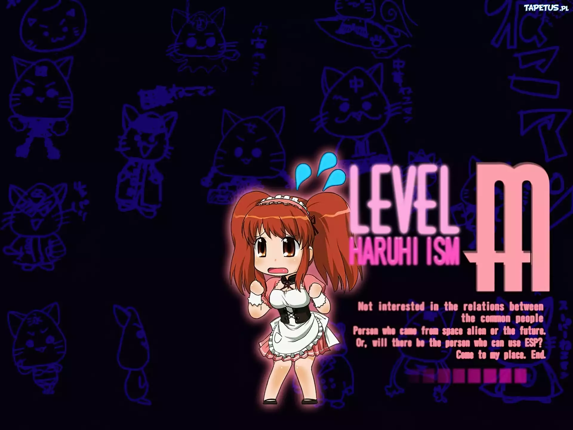 Suzumiya Haruhi No Yuuutsu, dziewczynka, napisy