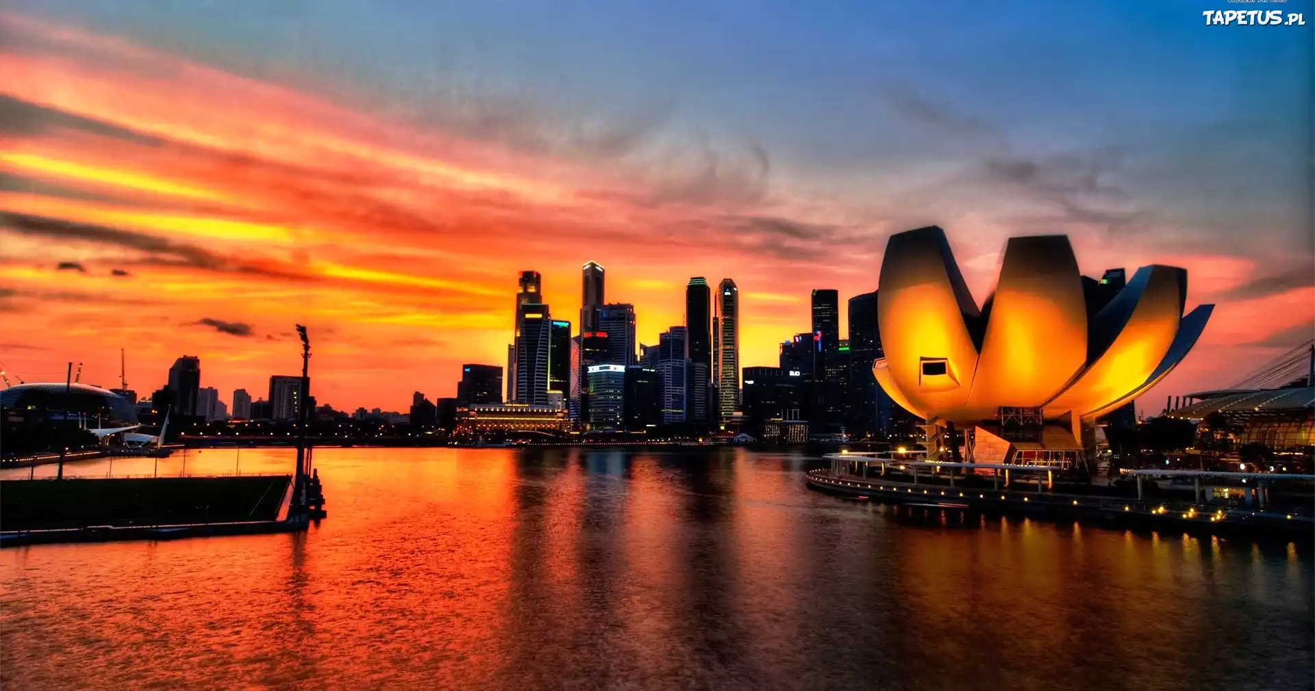 Zachód Słońca, Muzeum, Singapur