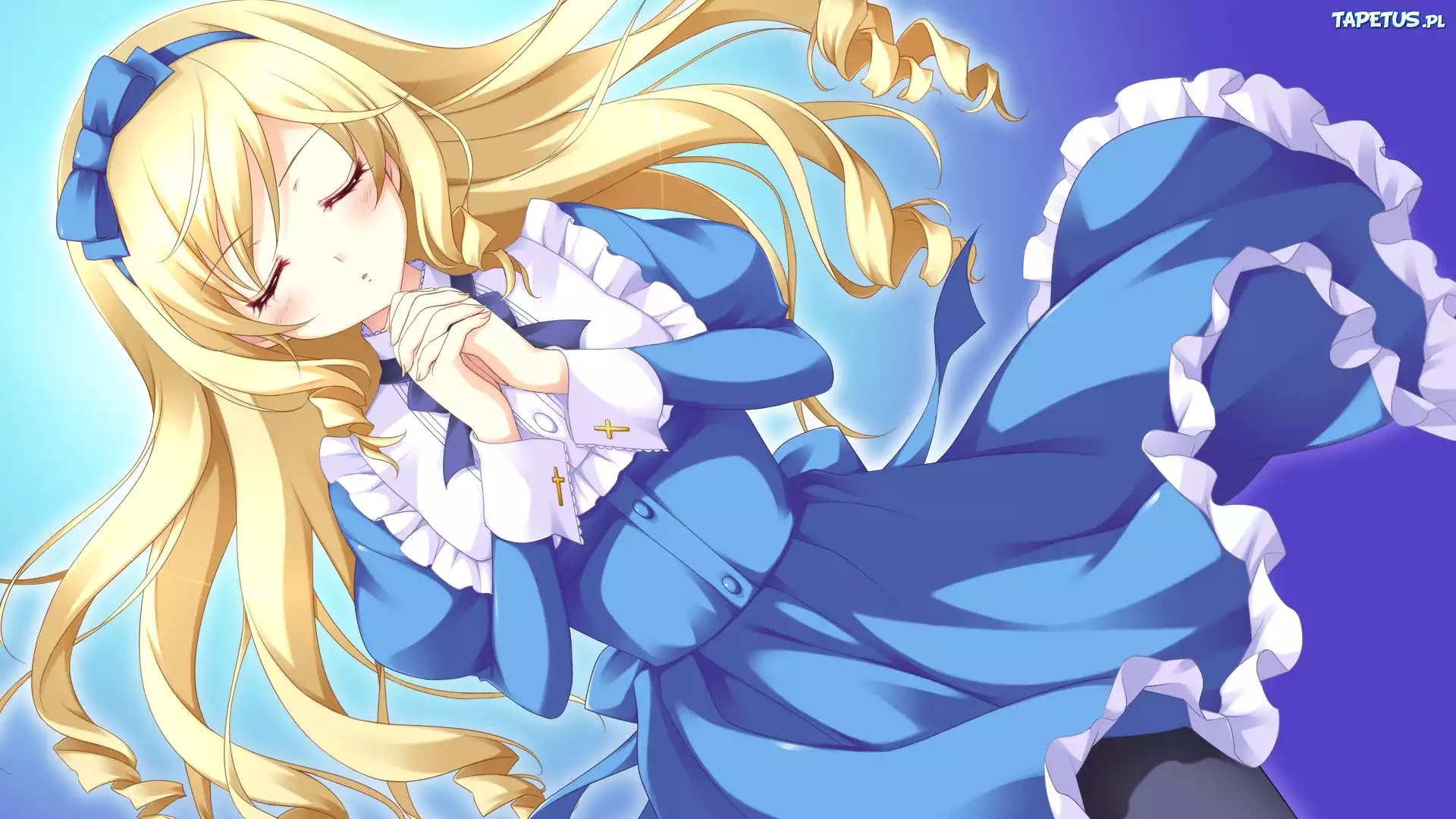Blondwłosa, Dziewczyna, Manga, Anime