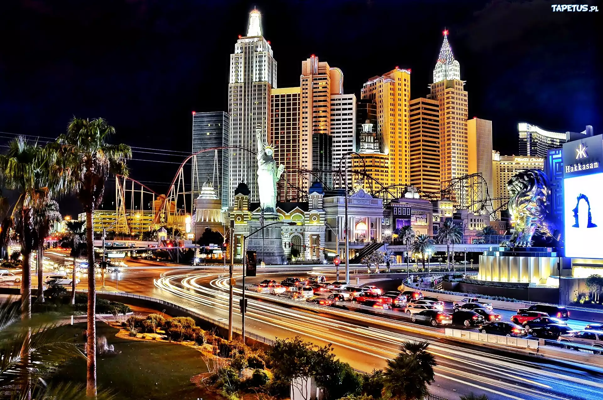 Las Vegas nocą