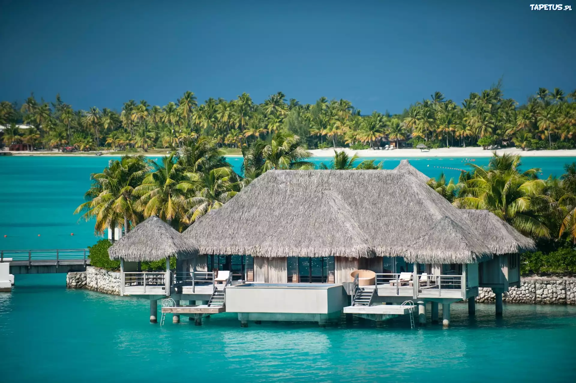 St.Regis, Hotel, Palmy, Ocean, Bora Bora