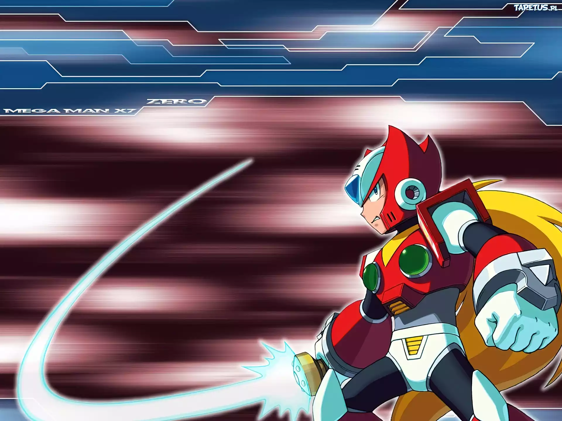 Mega Man X, latarka, facet