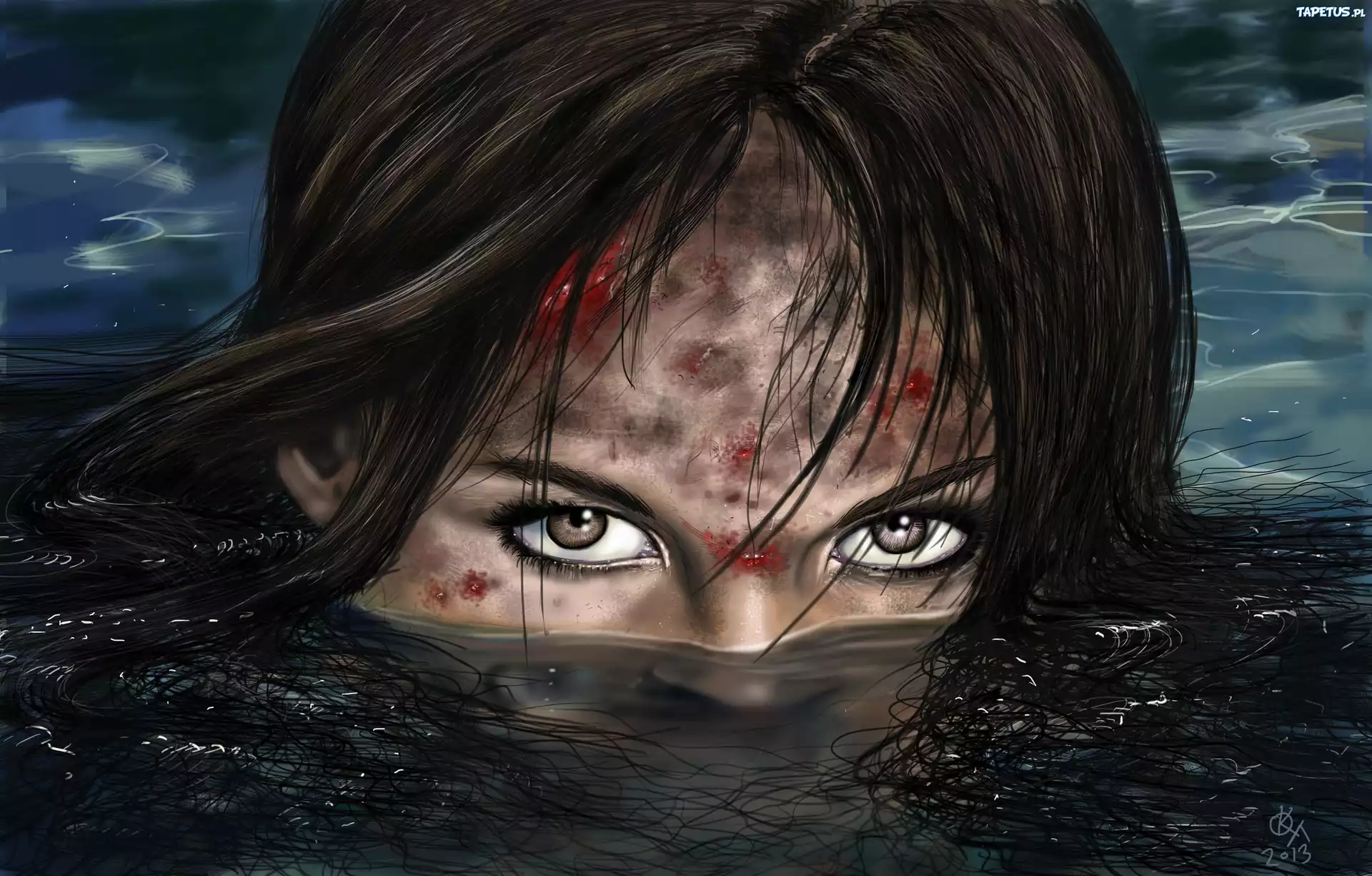 Tomb Raider, Lara Croft, Woda