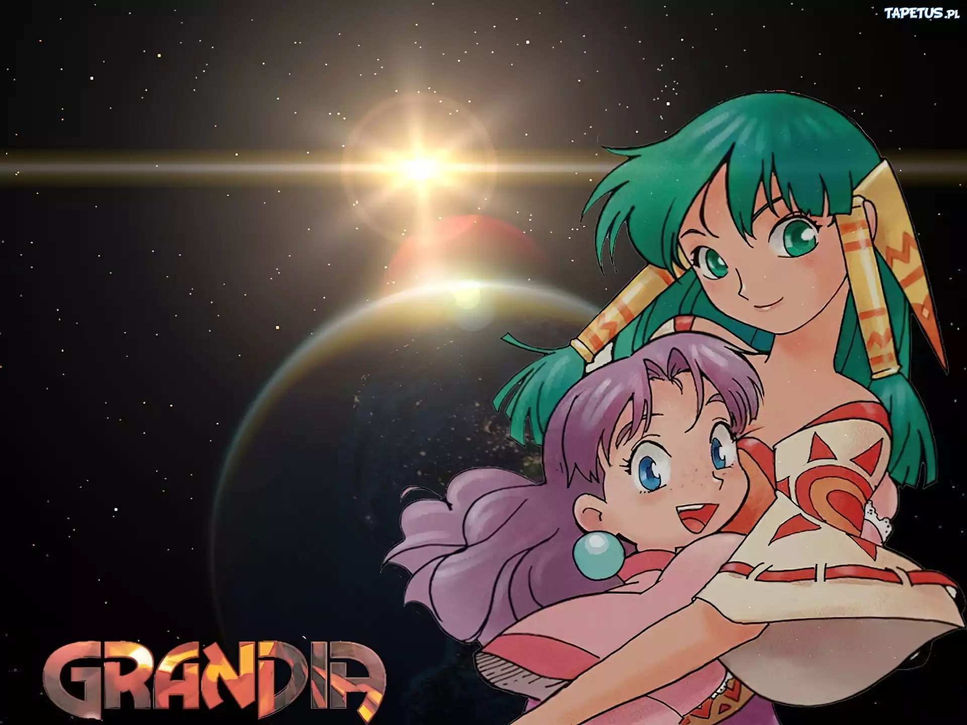Grandia, sun, kobiety, ziemia
