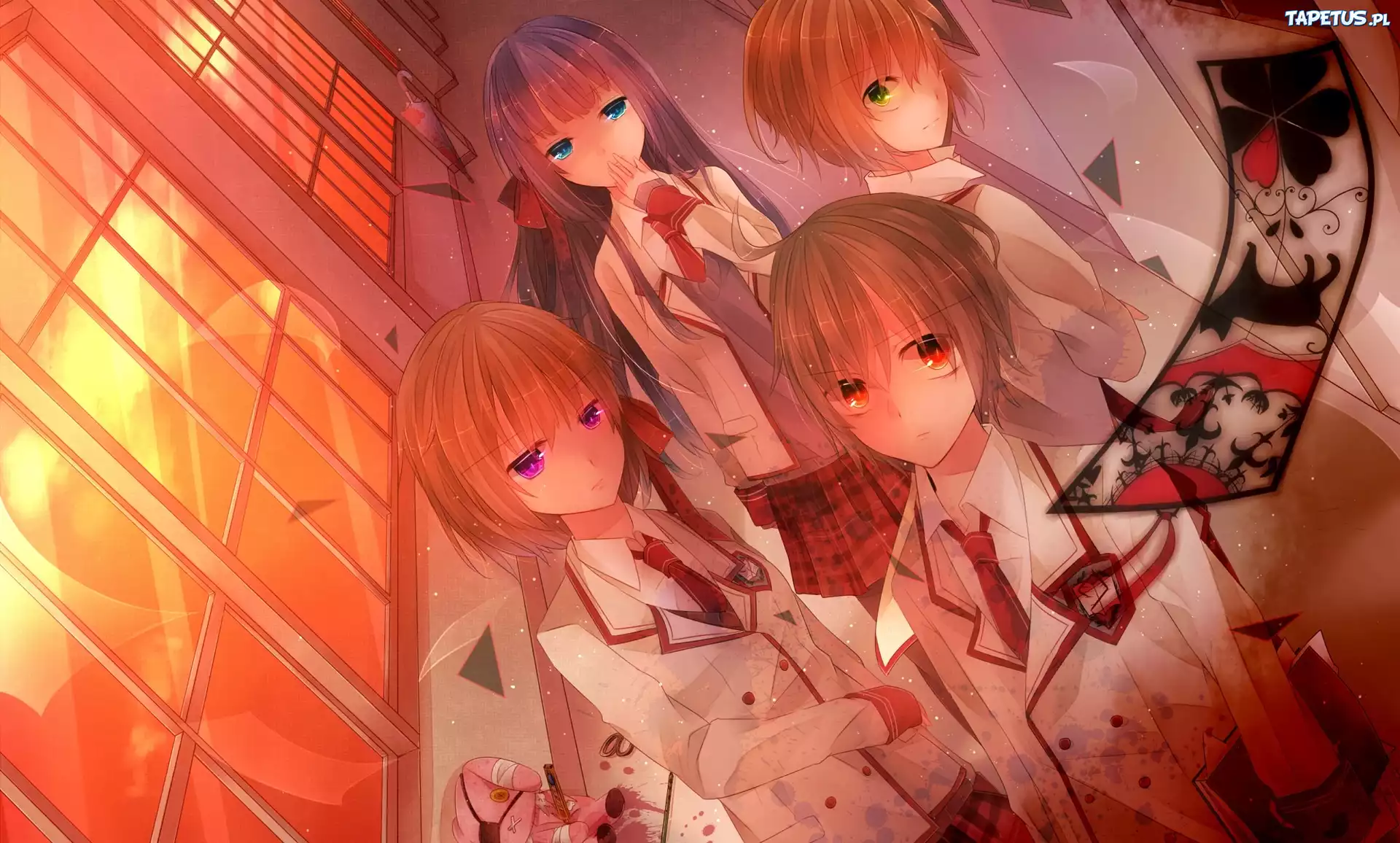 Shuuen no Shiori, A-ya, B-ko, C-ta, D-ne, anime, manga
