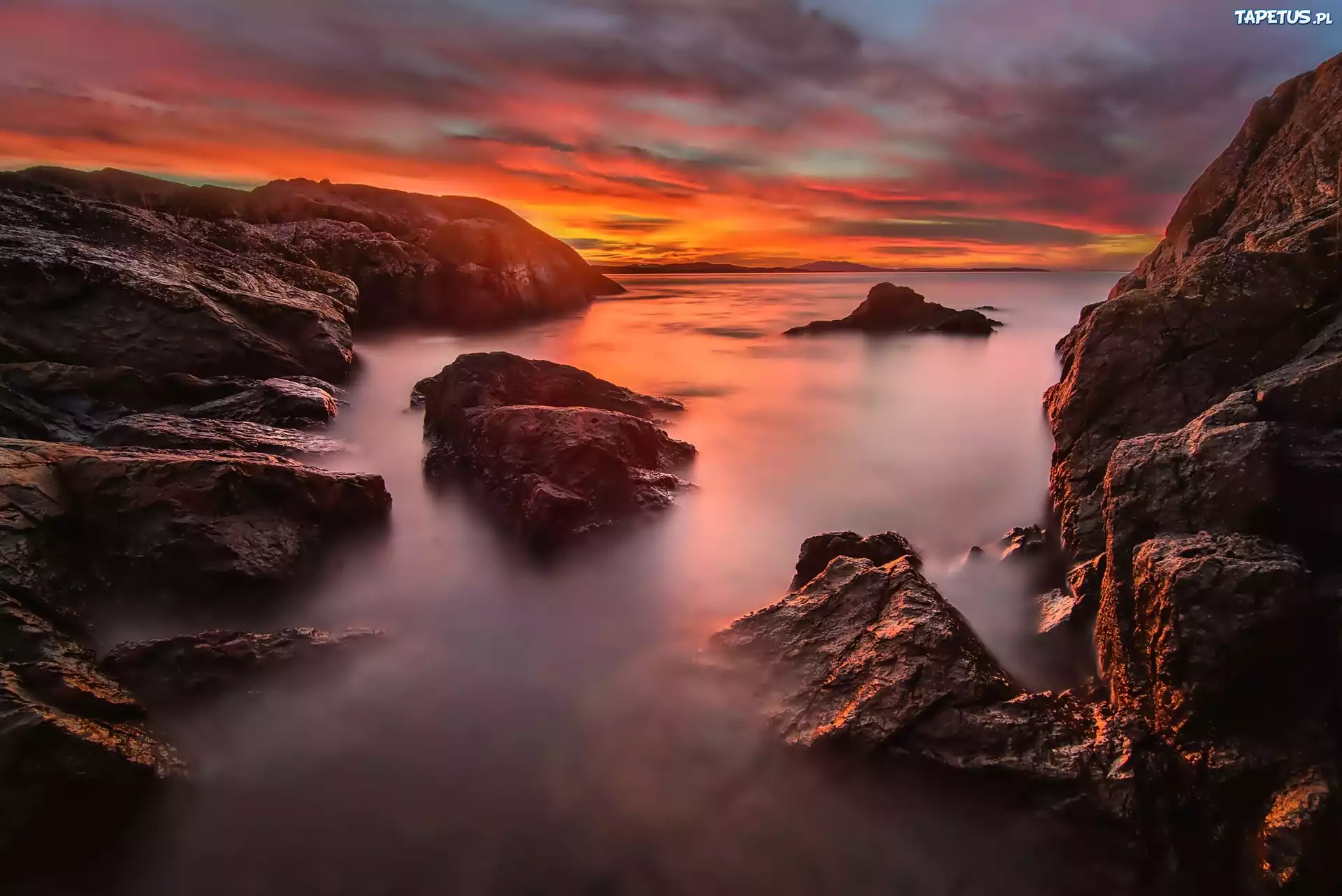 природа море скалы горизонт облака nature sea rock horizon clouds загрузить