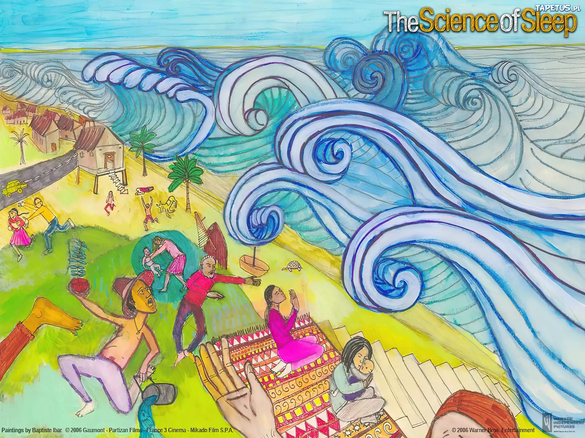 The Science Of Sleep, tsunami, klęska, fale, ocean, ludzie, strach