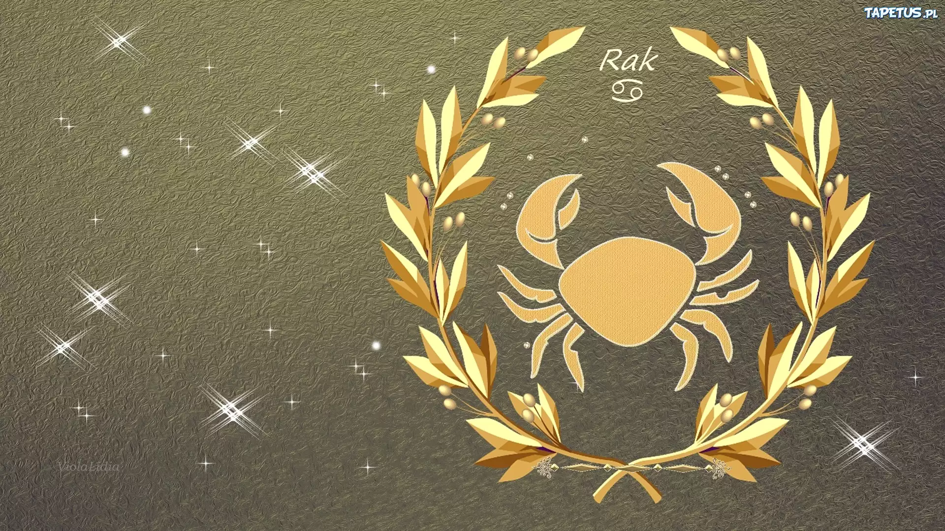 Grafika, Znak, Zodiak, Rak