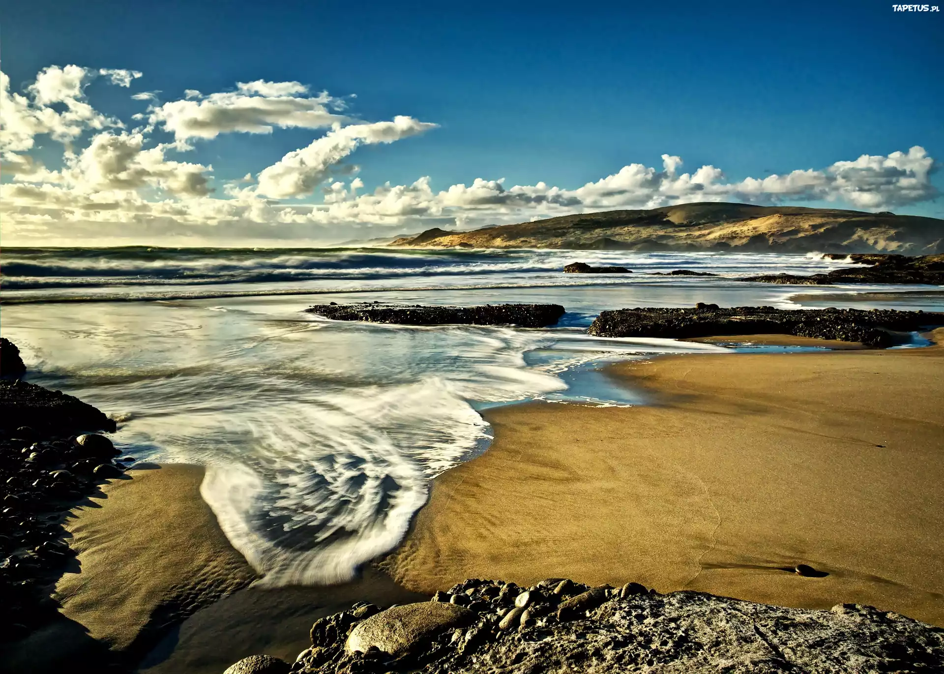 Новая Зеландия море природа побережье загрузить