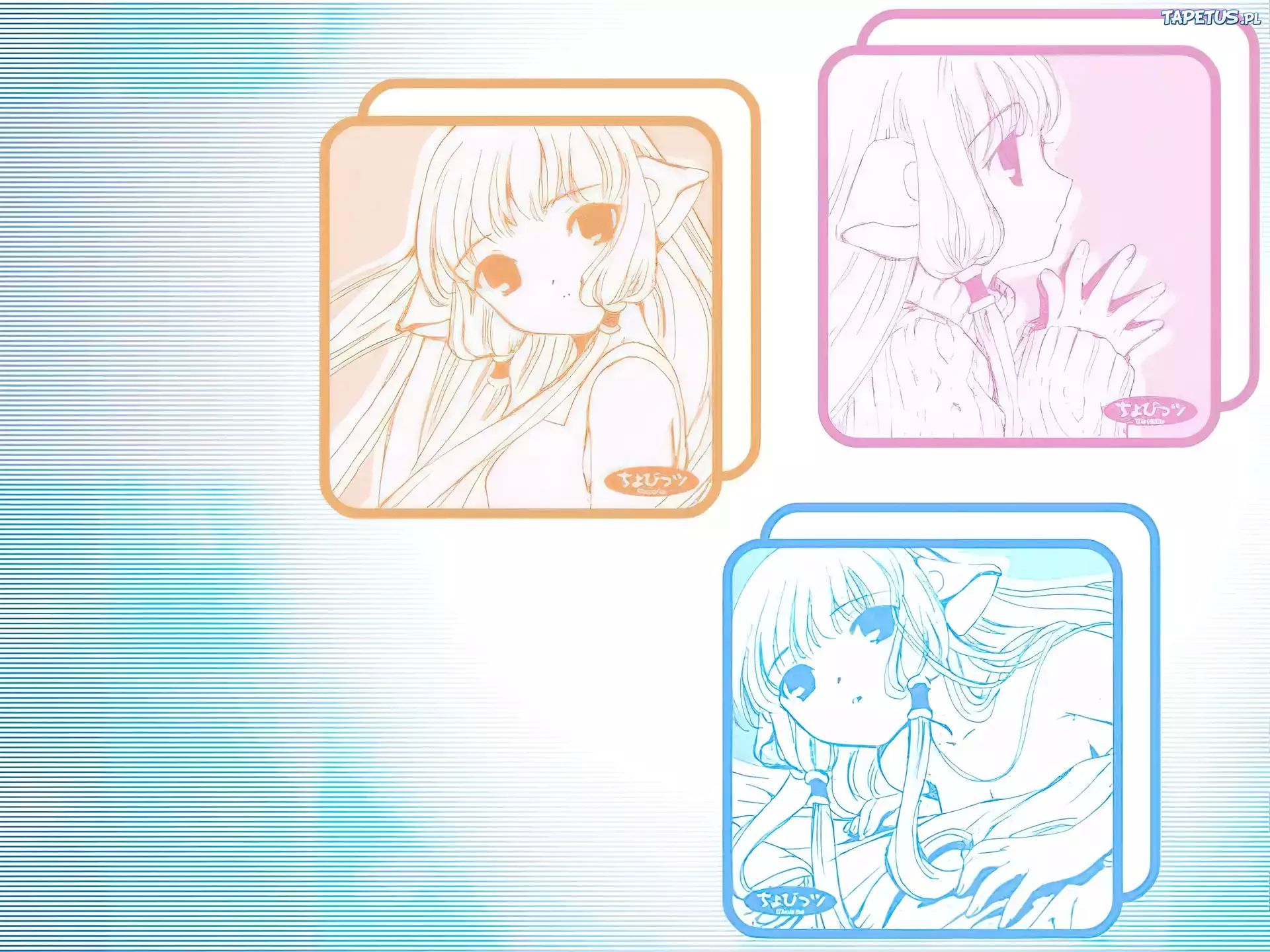 Chobits, Postacie, Obrazki