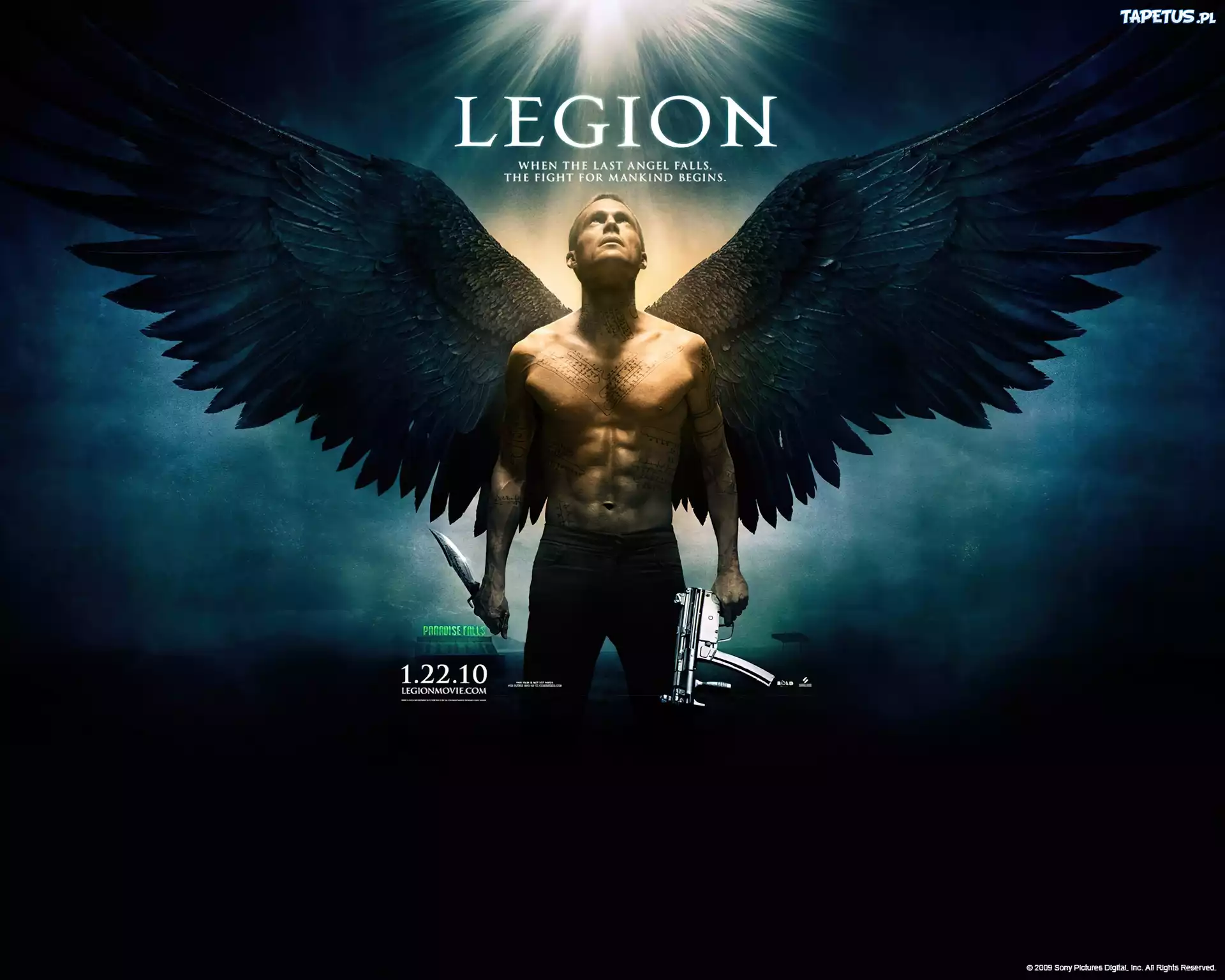 Legion, Skrzydła, Broń, Nóż