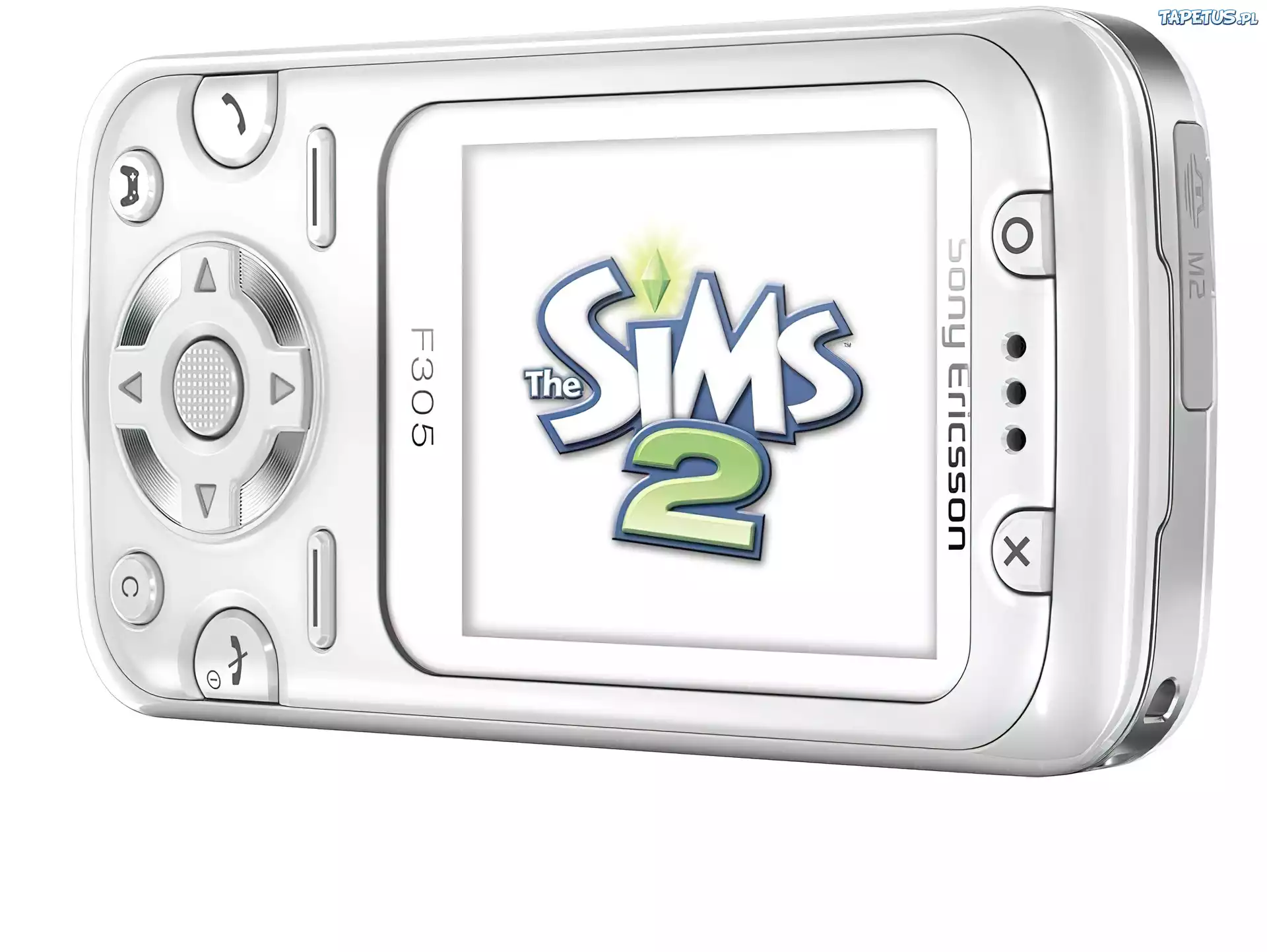Biały, Sony Ericsson F305, The Sims 2