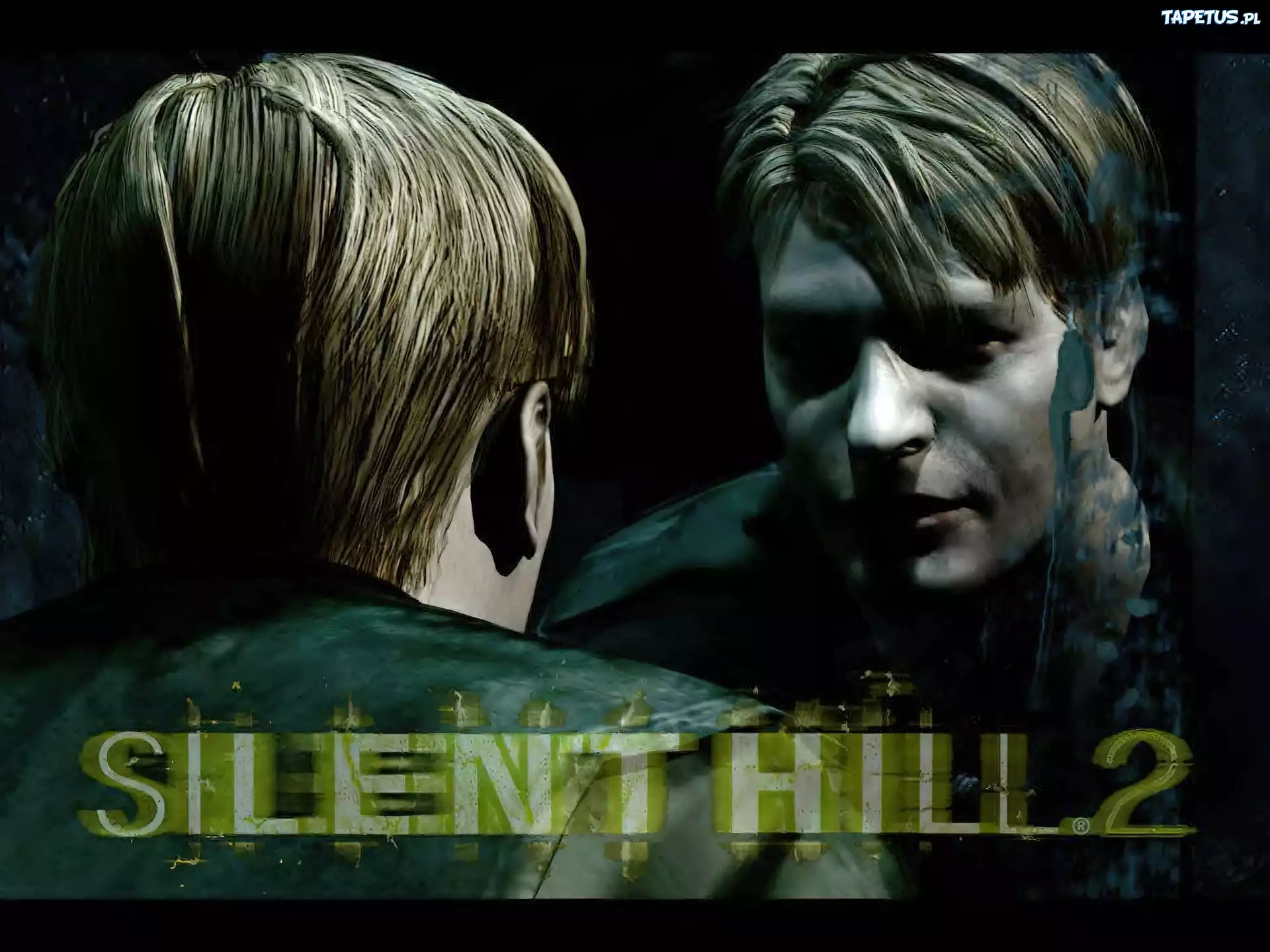 lustro, mężczyzna, twarz, Silent Hill 2