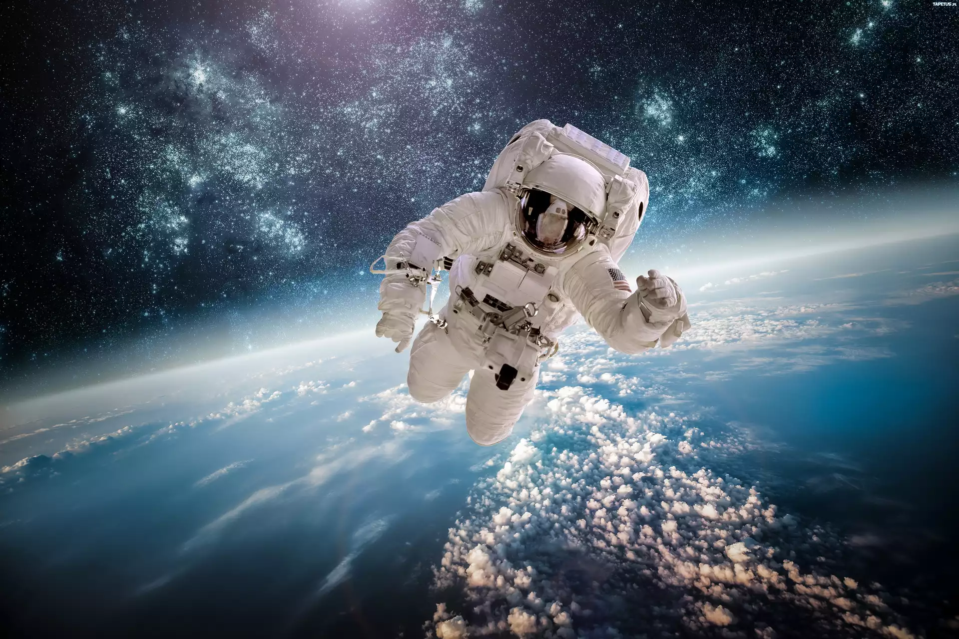 Astronauta, Ziemia, Kosmos