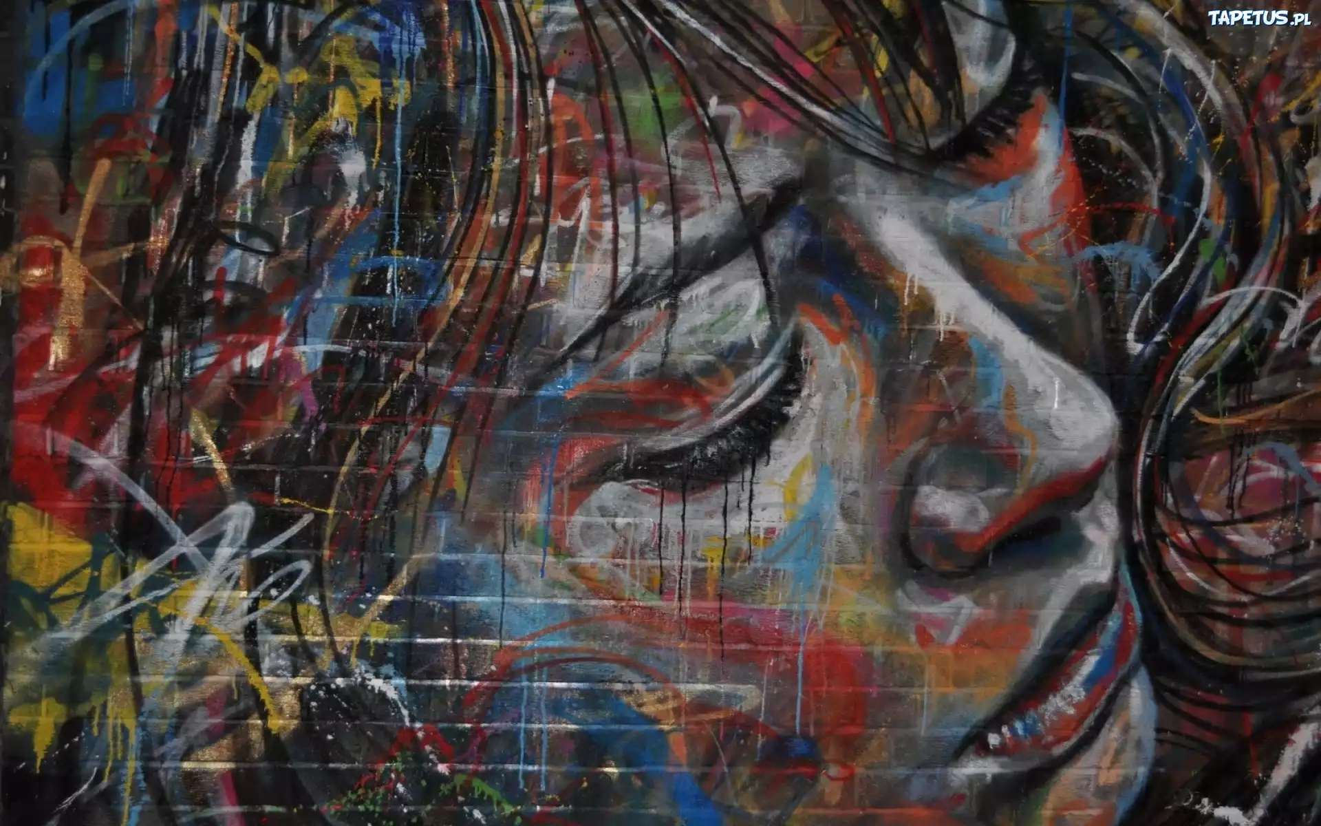 Graffiti, Twarz, Kobiety