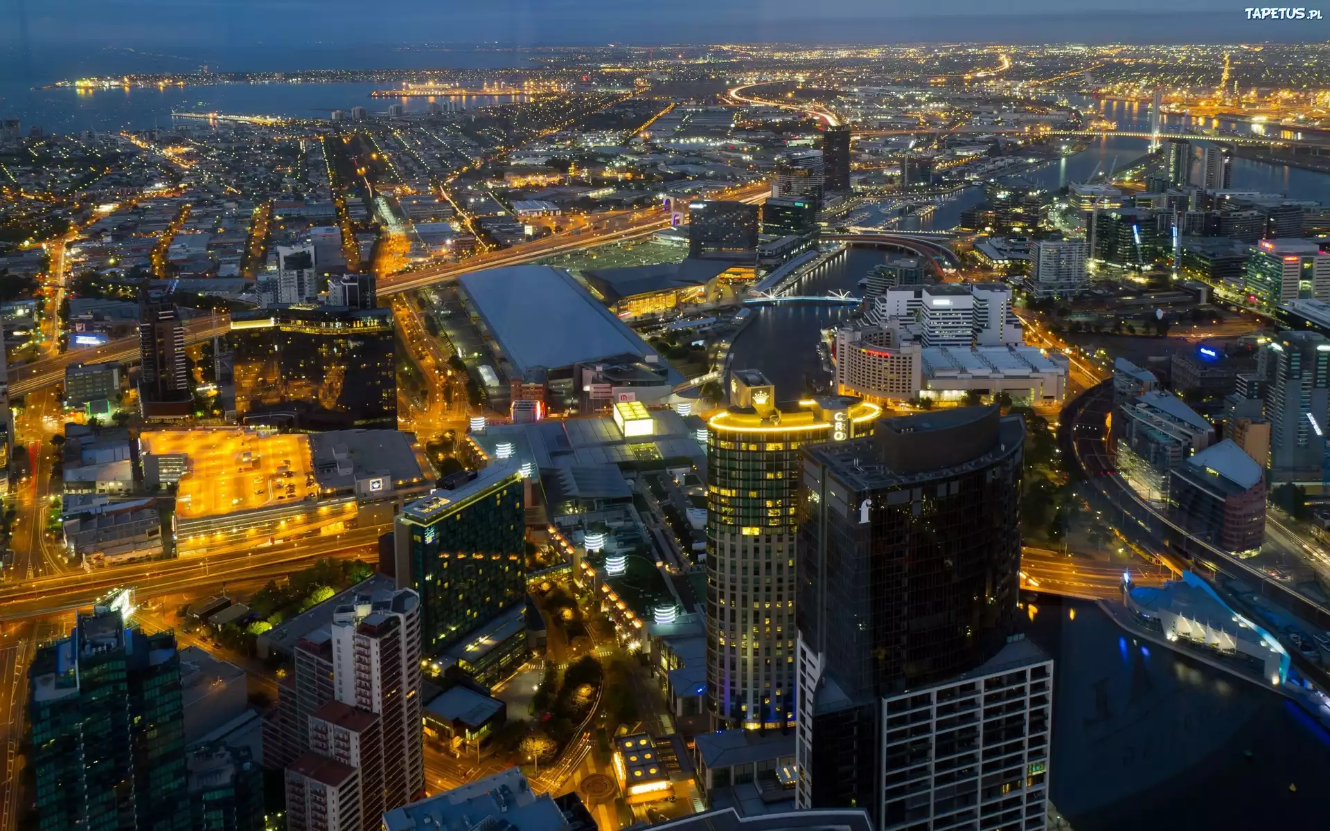 Melbourne, Australia, Panorama Miasta