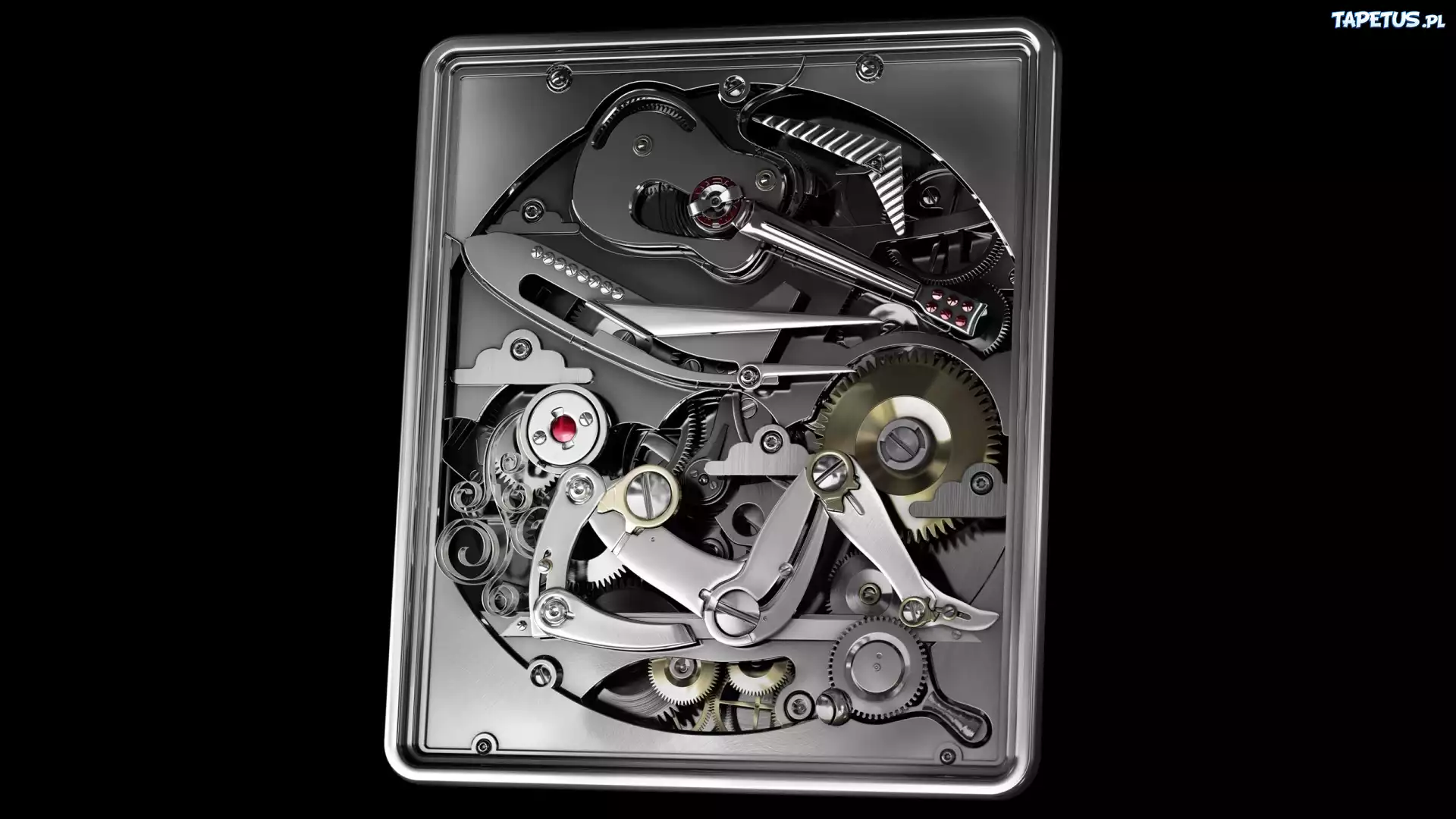 Mechanizm, Śrubki, Zębatki, Gitara, Samolot, Kobieta, Zegar