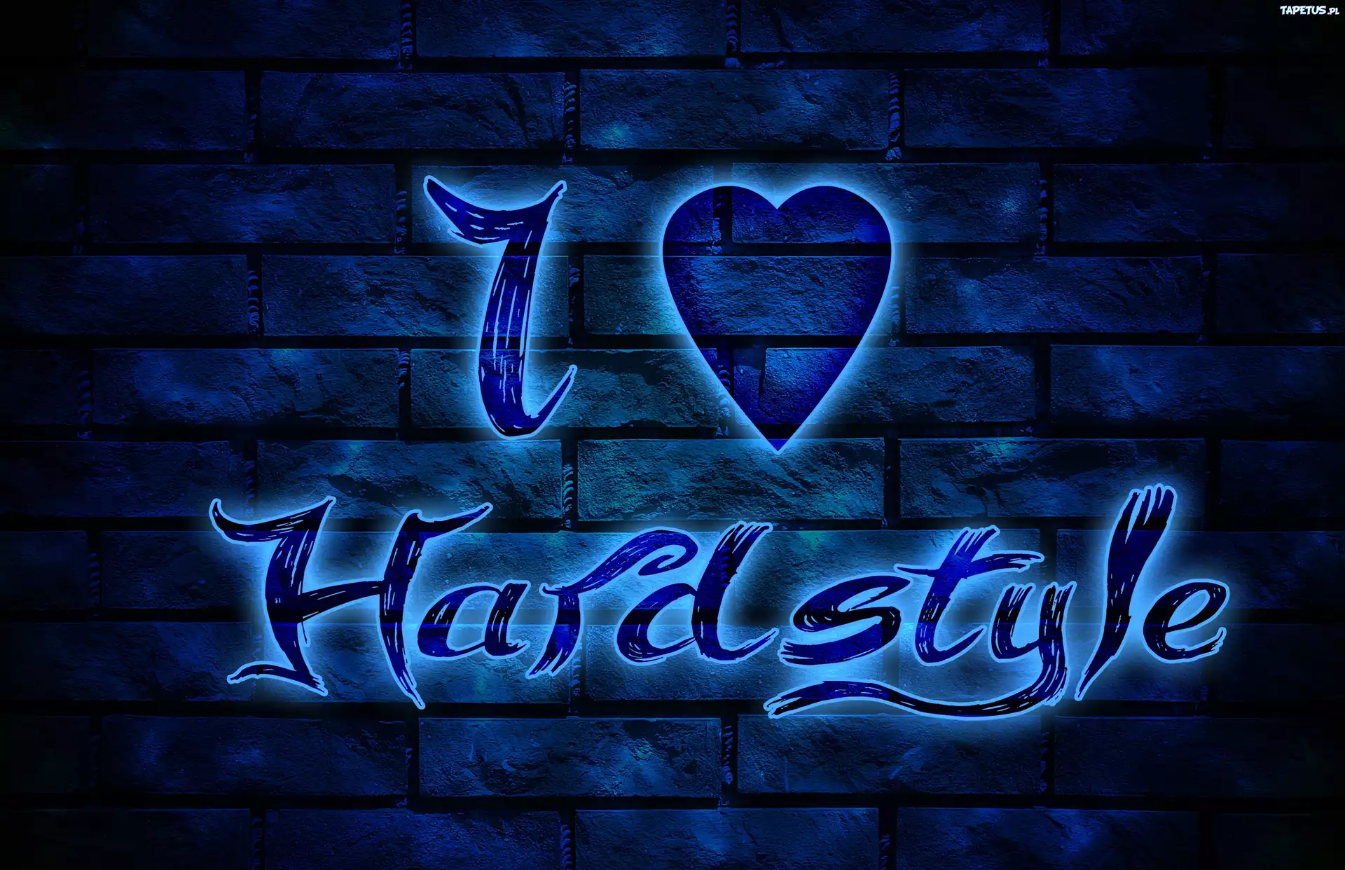 Hardstyle, Muzyka, Ściana, Napis