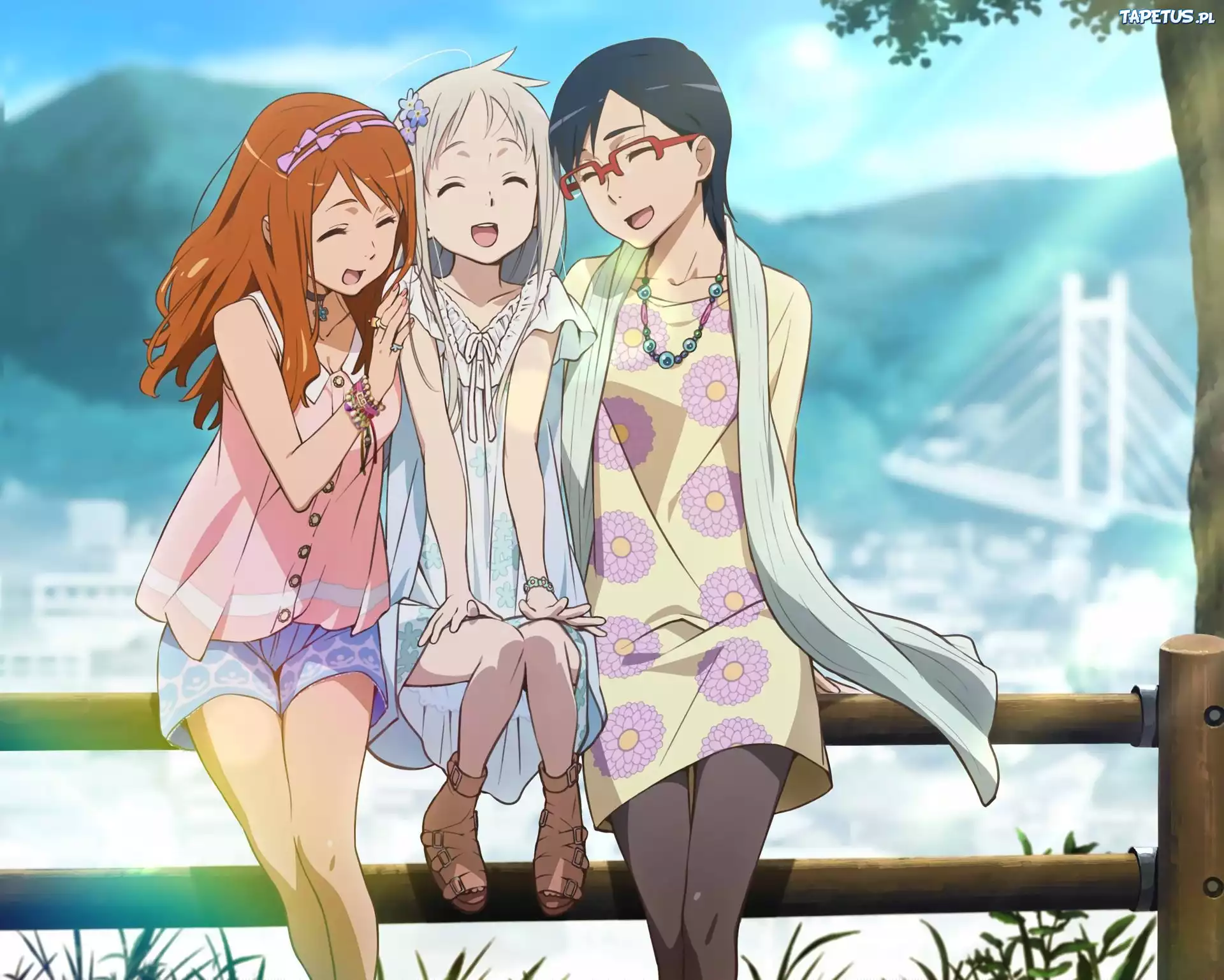 Ano Hi Mita Hana no Namae wo Bokutachi wa Mada Shiranai, Honma Meiko, Anjou Naruko, Tsurumi Chiriko