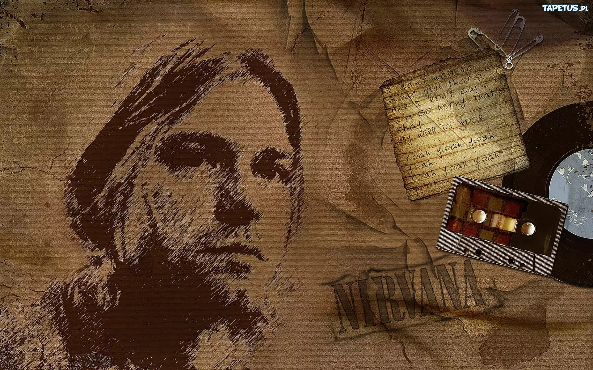 Kurt Cobain, Nirvana, Taśma, Płyta