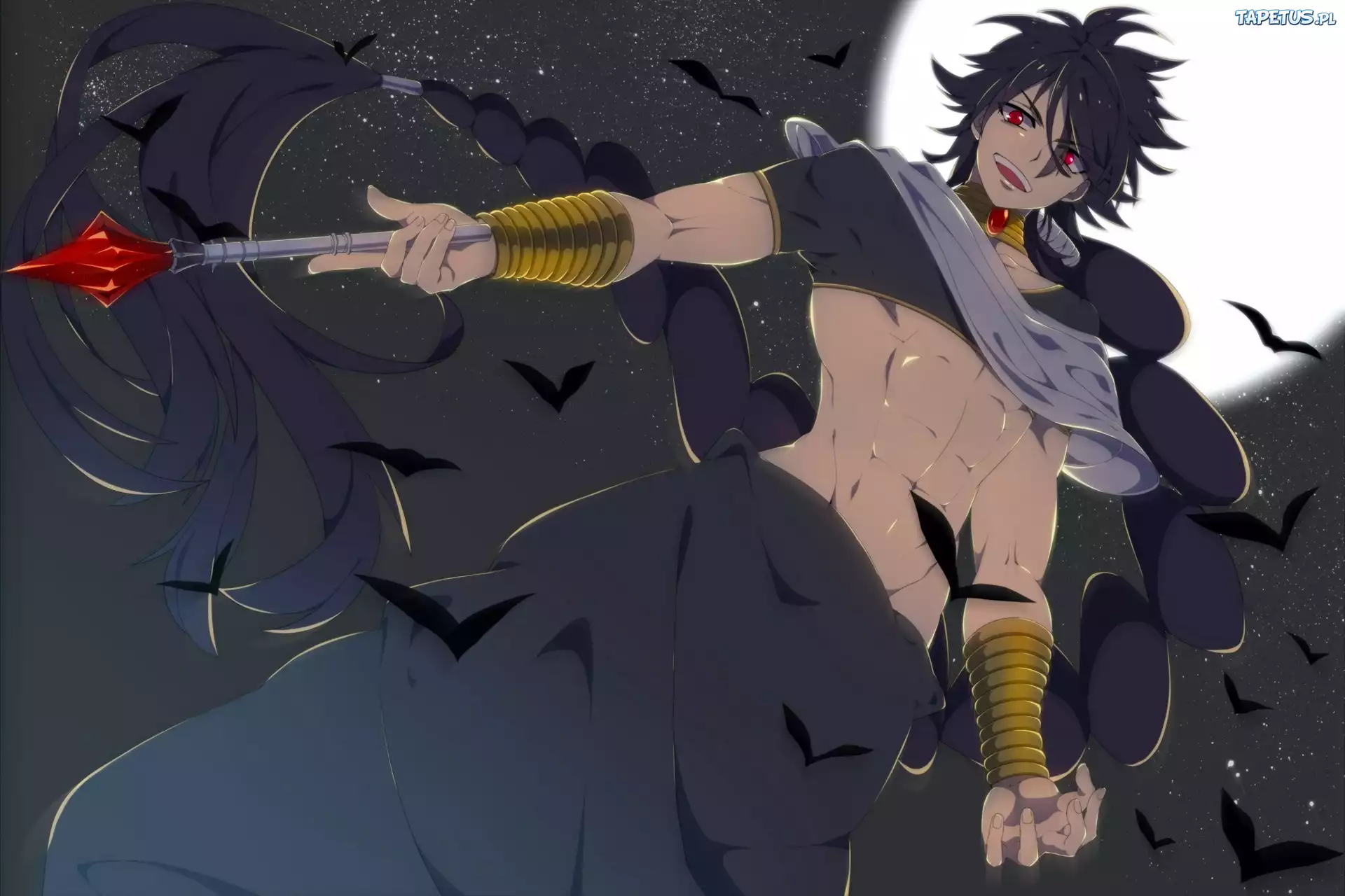 Magi, Judal, anime, manga