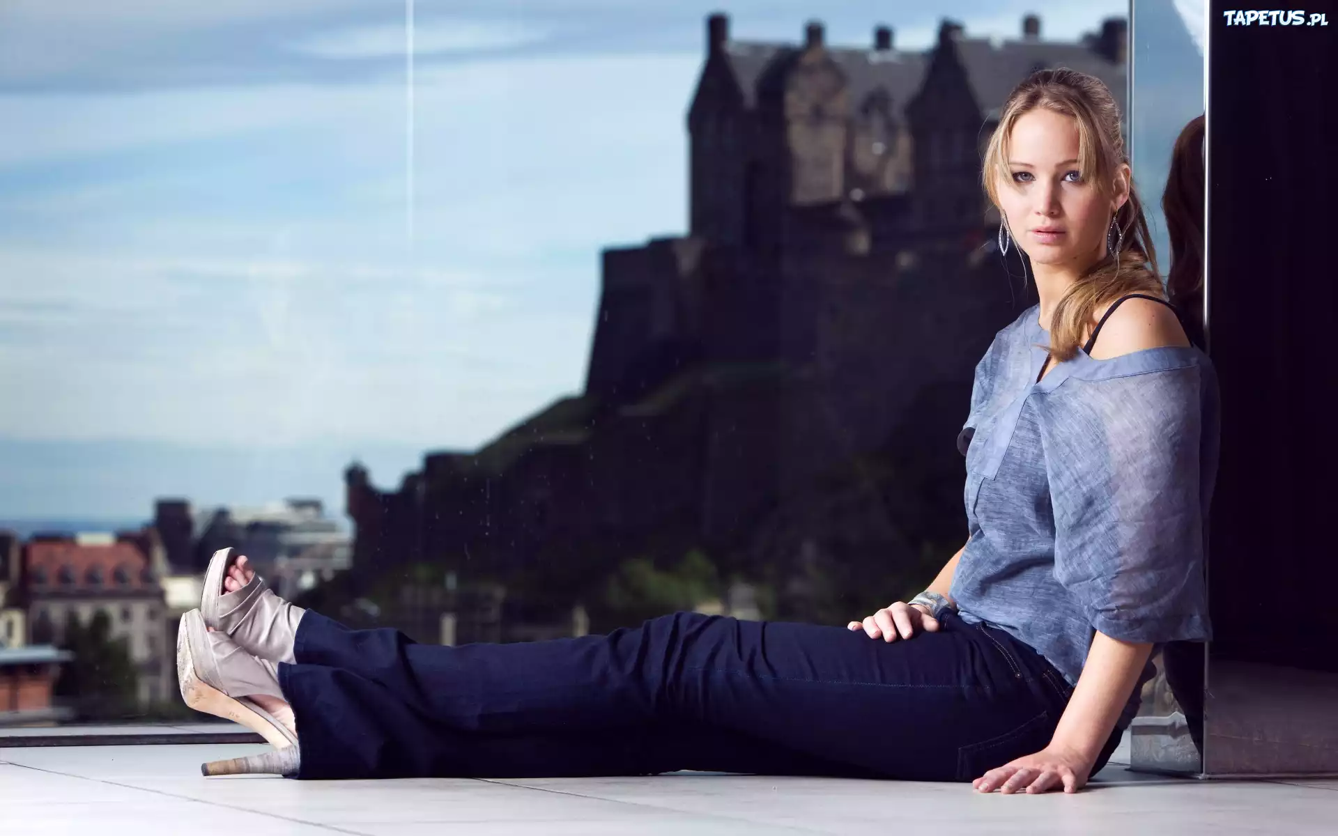 Kobieta, Aktorka, Jennifer Lawrence, Okno