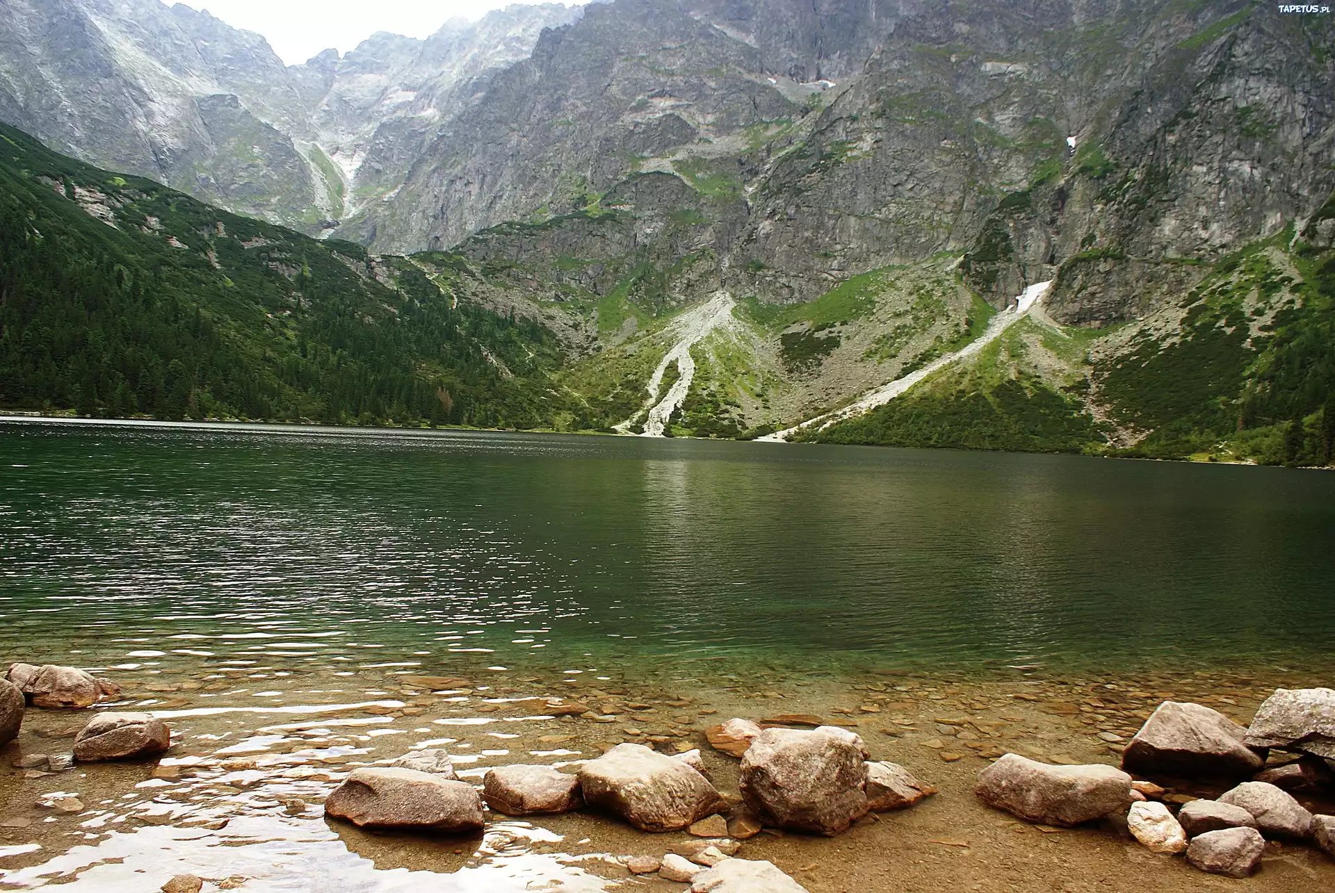 Góry, Jezioro, Kamienie
