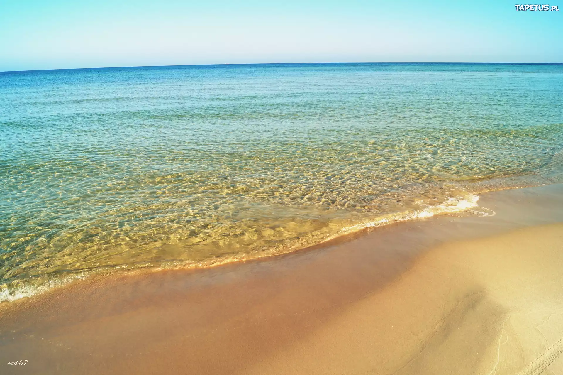 Pusta, Plaża, Piasek, Morze
