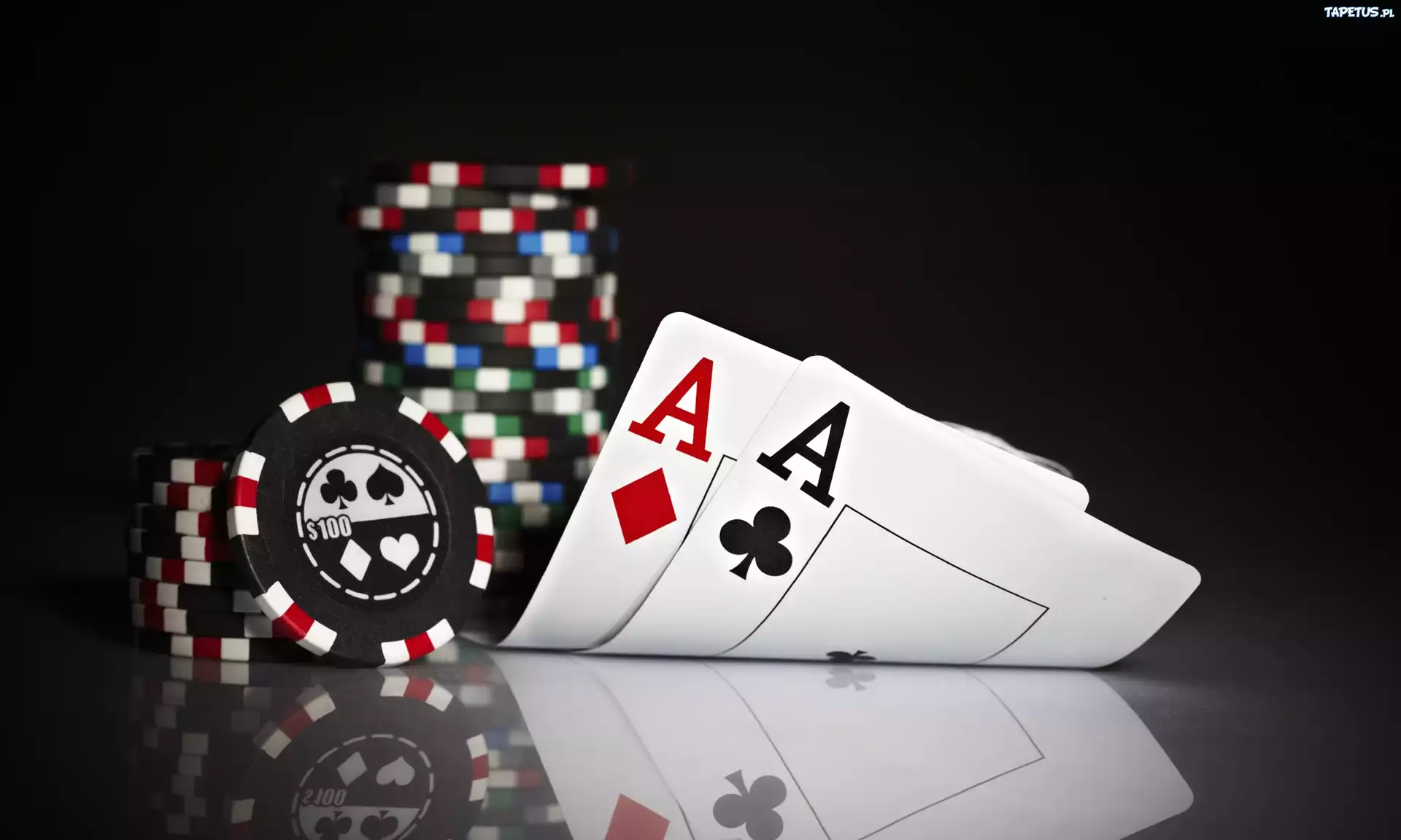 Poker, Karty, Żetony