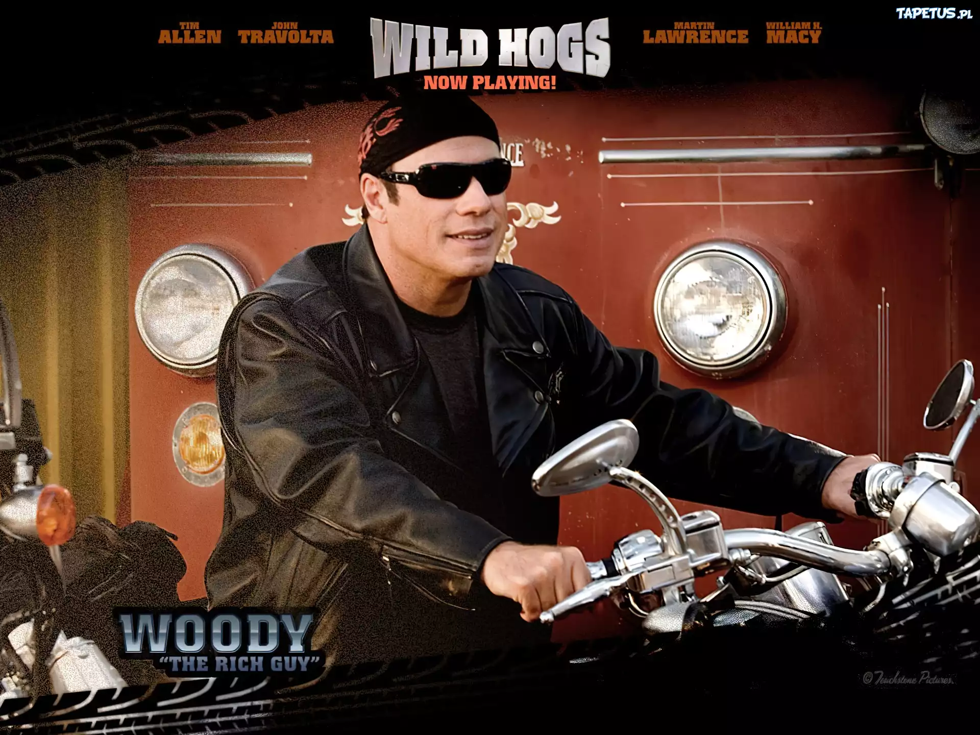John Travolta,okulary, motor