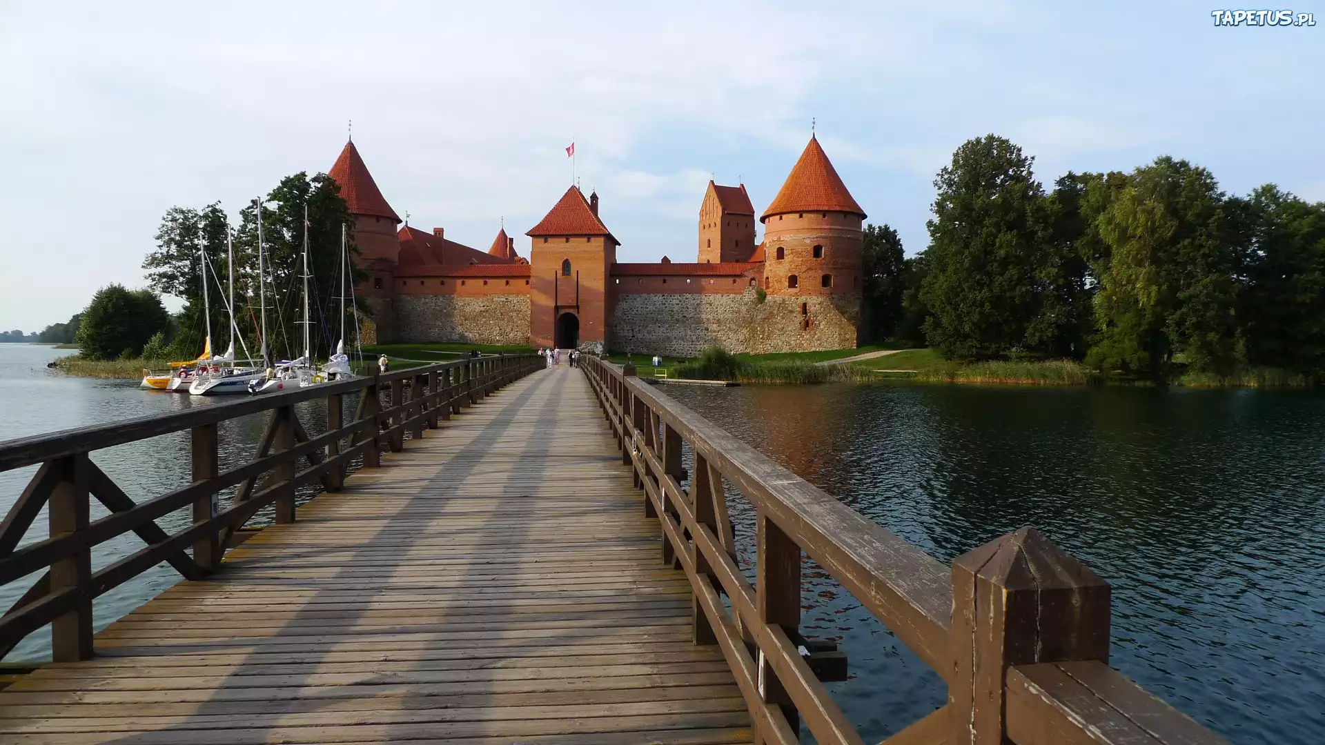 Zamek, Troki, Litwa, Most