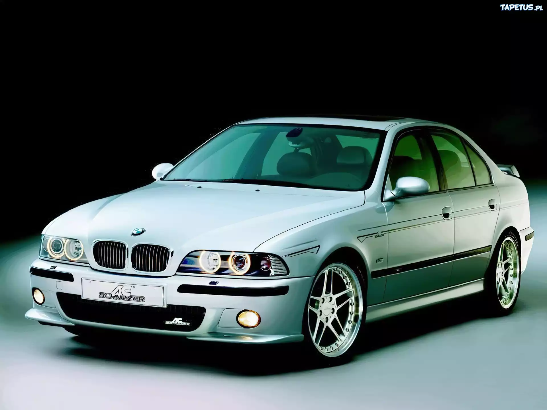 Srebrne, BMW 5, E39, ac-schnitzer
