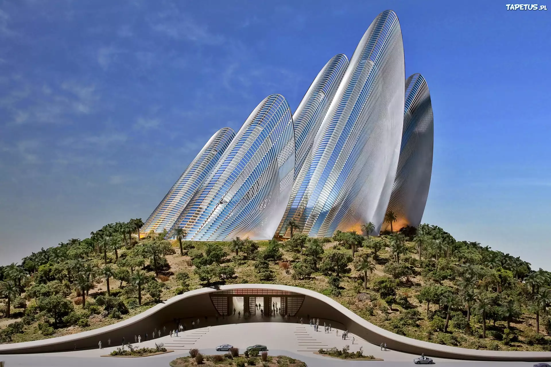 Abu Dhabi, Narodowe, Muzeum, Zayed, Wzgórze